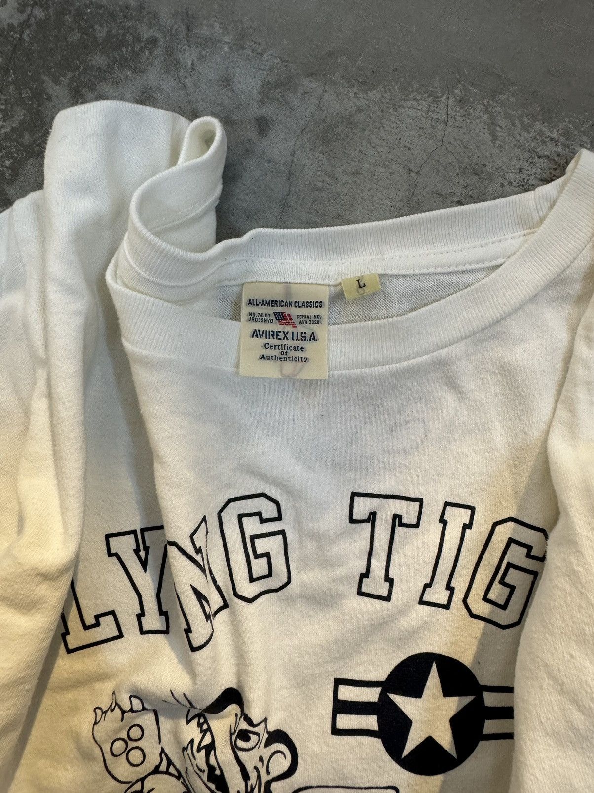 Avirex × Japanese Brand × Vintage Vintage avirex flying tigers graphic 🪽 Size US M / EU 48-50 / 2 - 3 Thumbnail