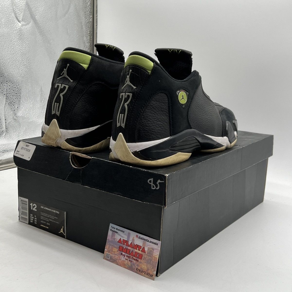 Jordan Brand Air Jordan 14 indigo Size US 12 / EU 45 - 5 Thumbnail