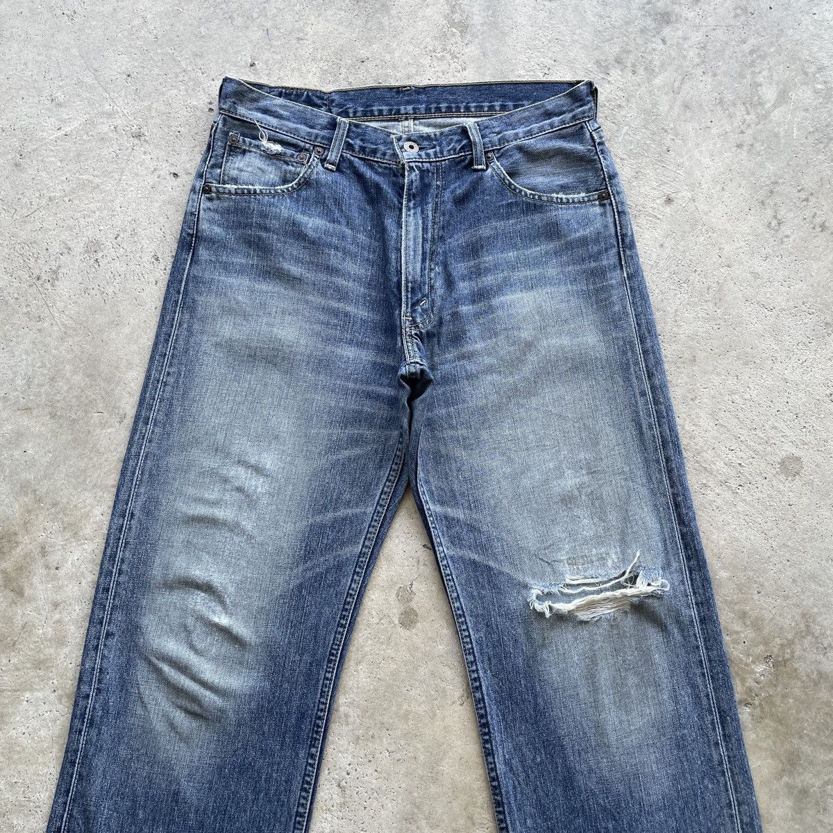 Levi's Vintage Levi’s 503 Distressed Jeans Faded Denim Pants W32 Size US 32 / EU 48 - 3 Thumbnail