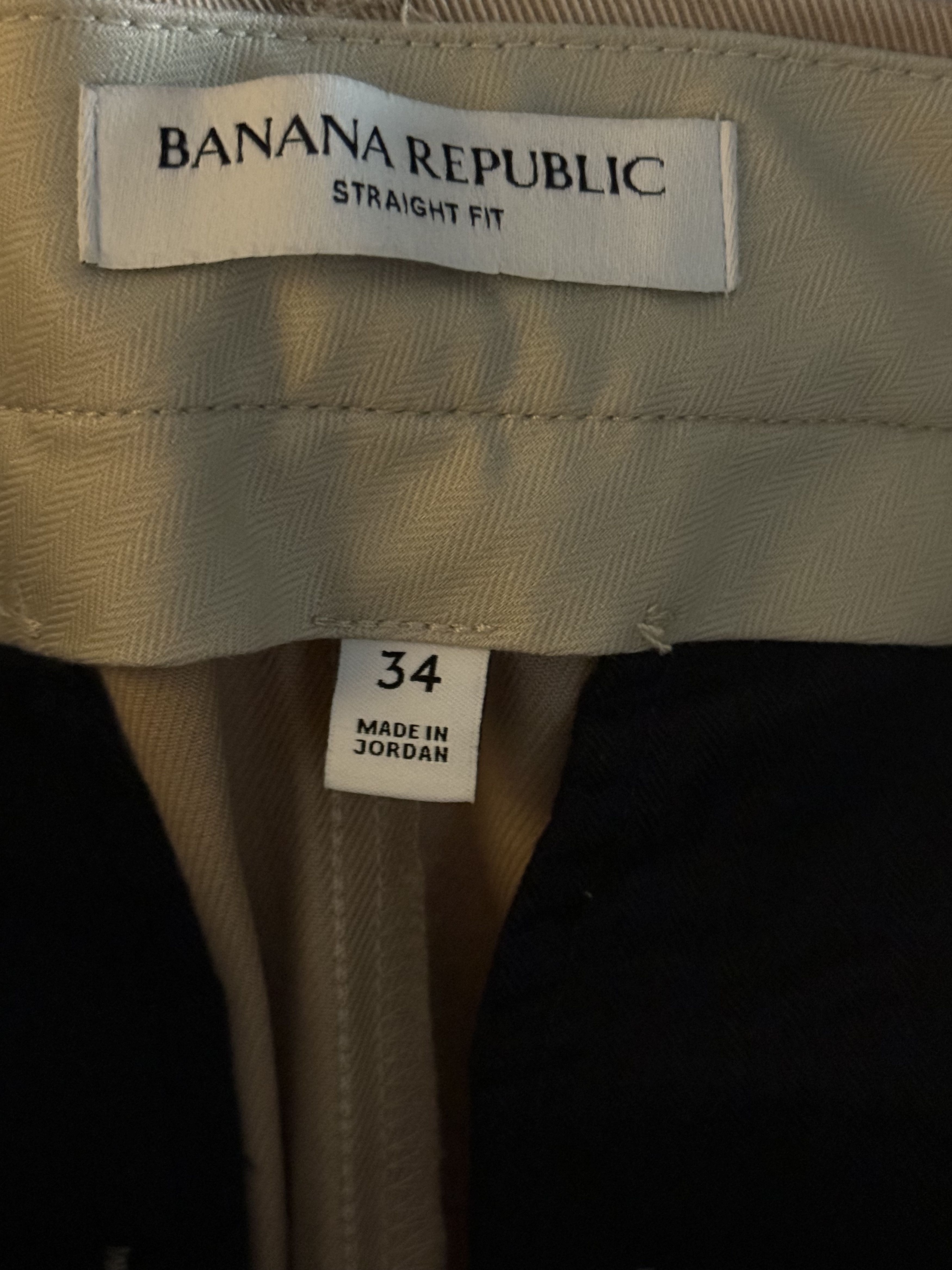 Banana Republic Pleated Banana Republic Chino Khakis Size US 34 / EU 50 - 5 Thumbnail