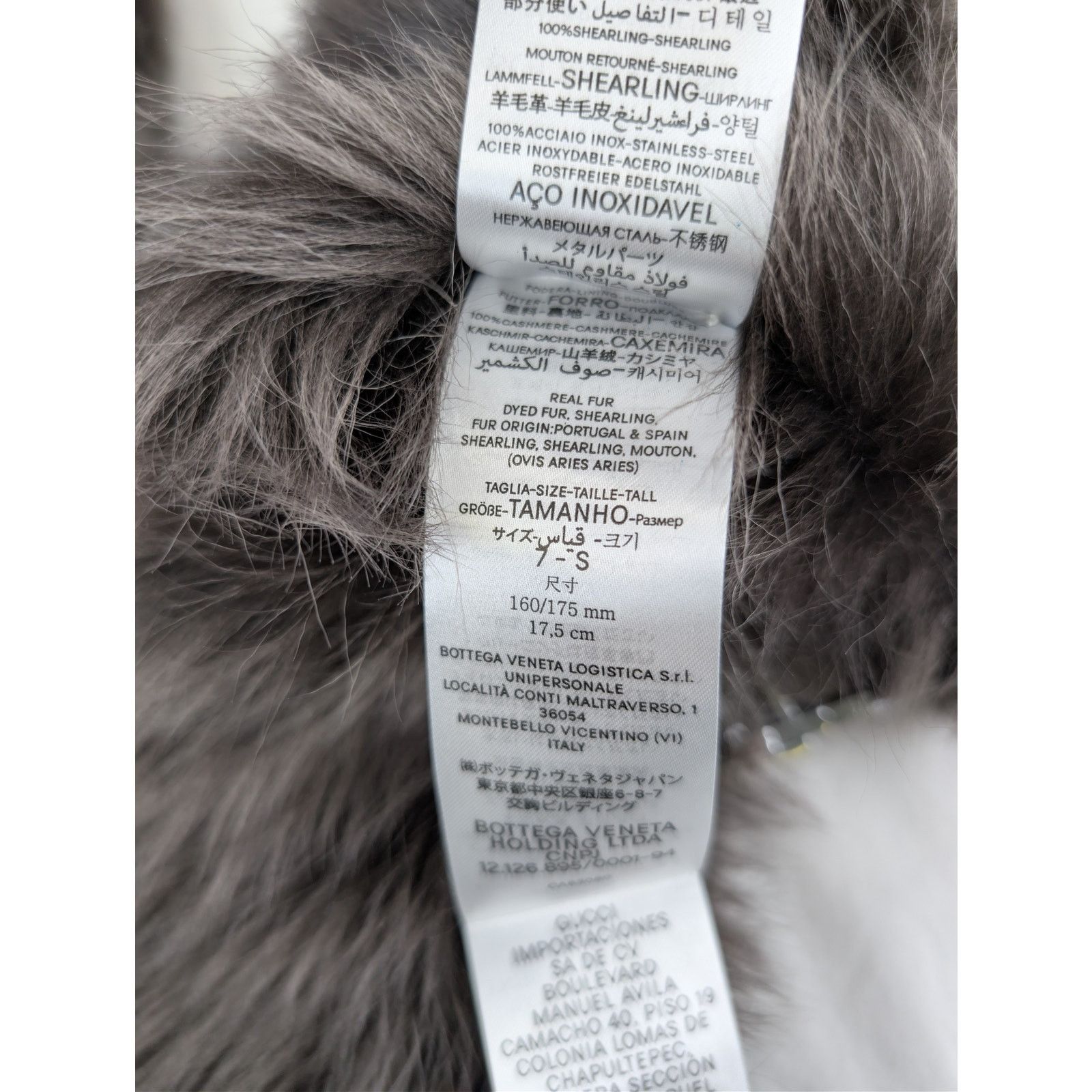 Bottega Veneta o1rshd1 Size: 7 /DUP/ Men Bleached Toscana Shearling Gloves Size ONE SIZE - 17 Thumbnail