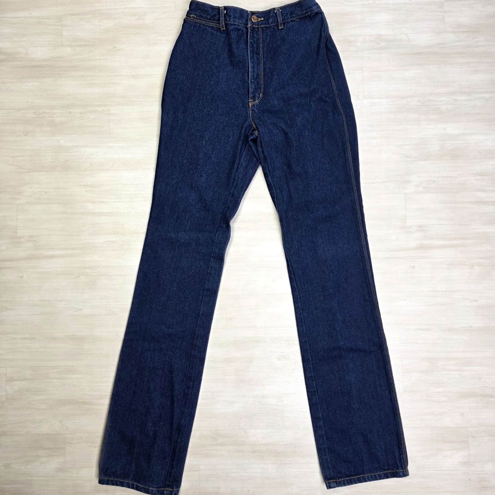 Gloria Vanderbilt VINTAGE Gloria Vanderbilt Jeans Indigo High Waist 24 x 34 70s 80s Womens Size 42" / US 20 - 2 Thumbnail
