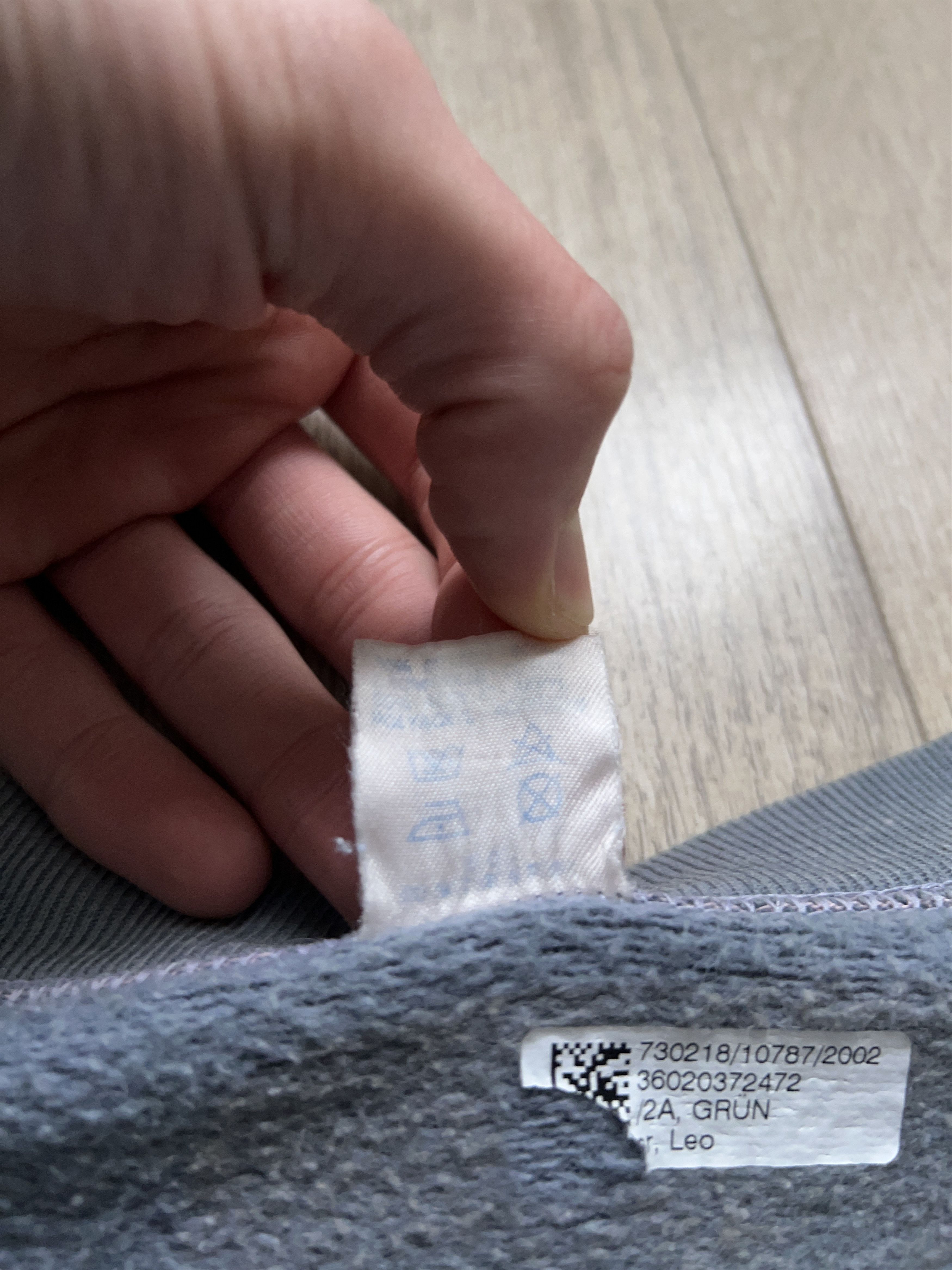 Nike × Vintage Sweatshirt Pullover Blue Gray Cotton Made in Italy Size XL Size US XL / EU 56 / 4 - 5 Thumbnail