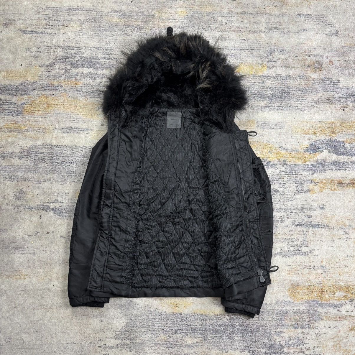 14th Addiction Moussy fur hood military bomber jacket vkei lgb style Size US S / EU 44-46 / 1 - 8 Thumbnail