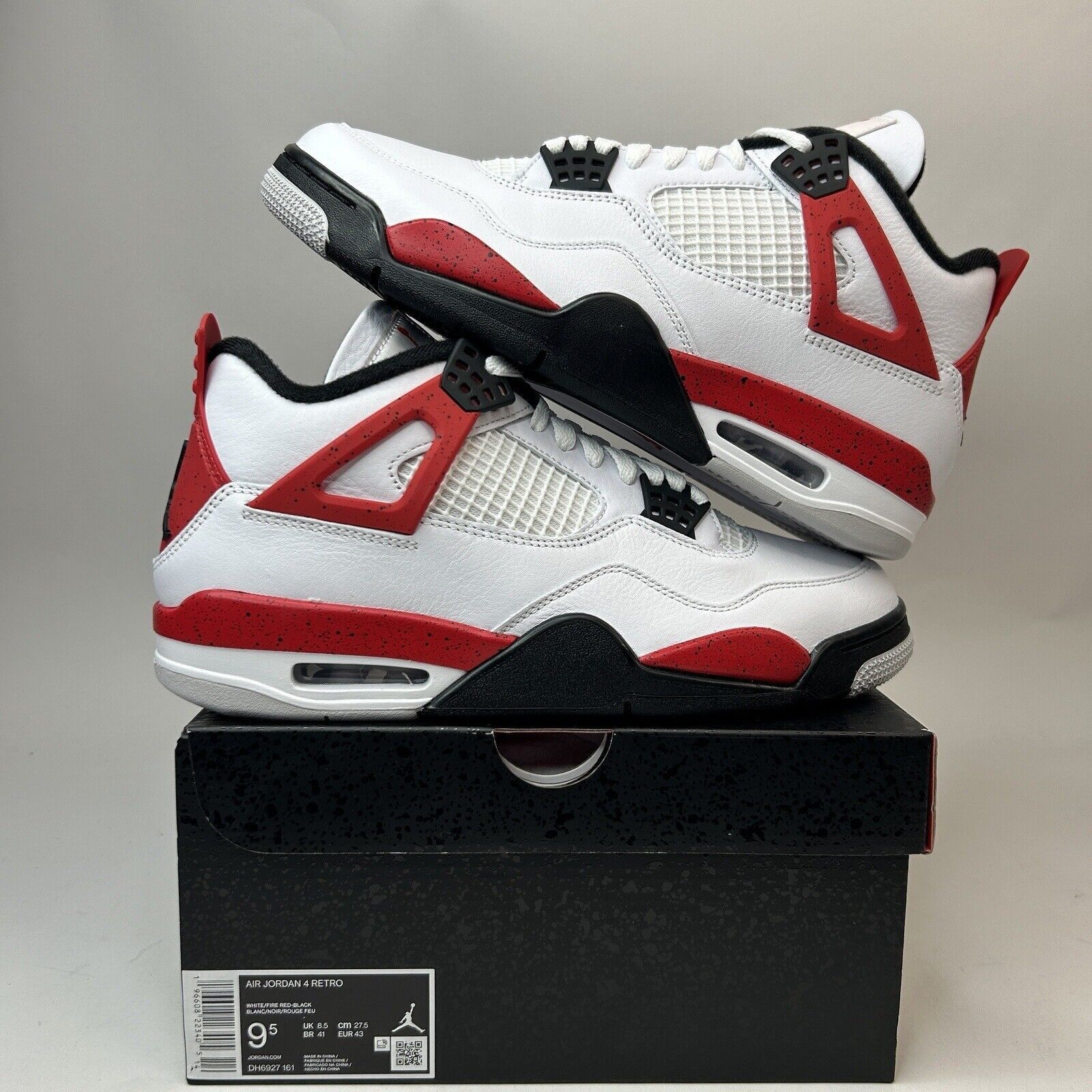 Jordan Brand Nike Air Jordan 4 Retro “Red Cement” 2023 Size US 9.5 / EU 42-43 - 1 Thumbnail