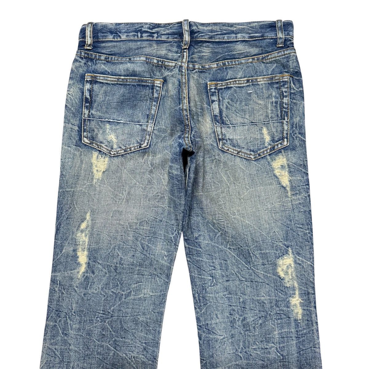 semanticdesign Semantic Design Acid Wash Distressed Denim Flare Jeans Size US 32 / EU 48 - 7 Thumbnail