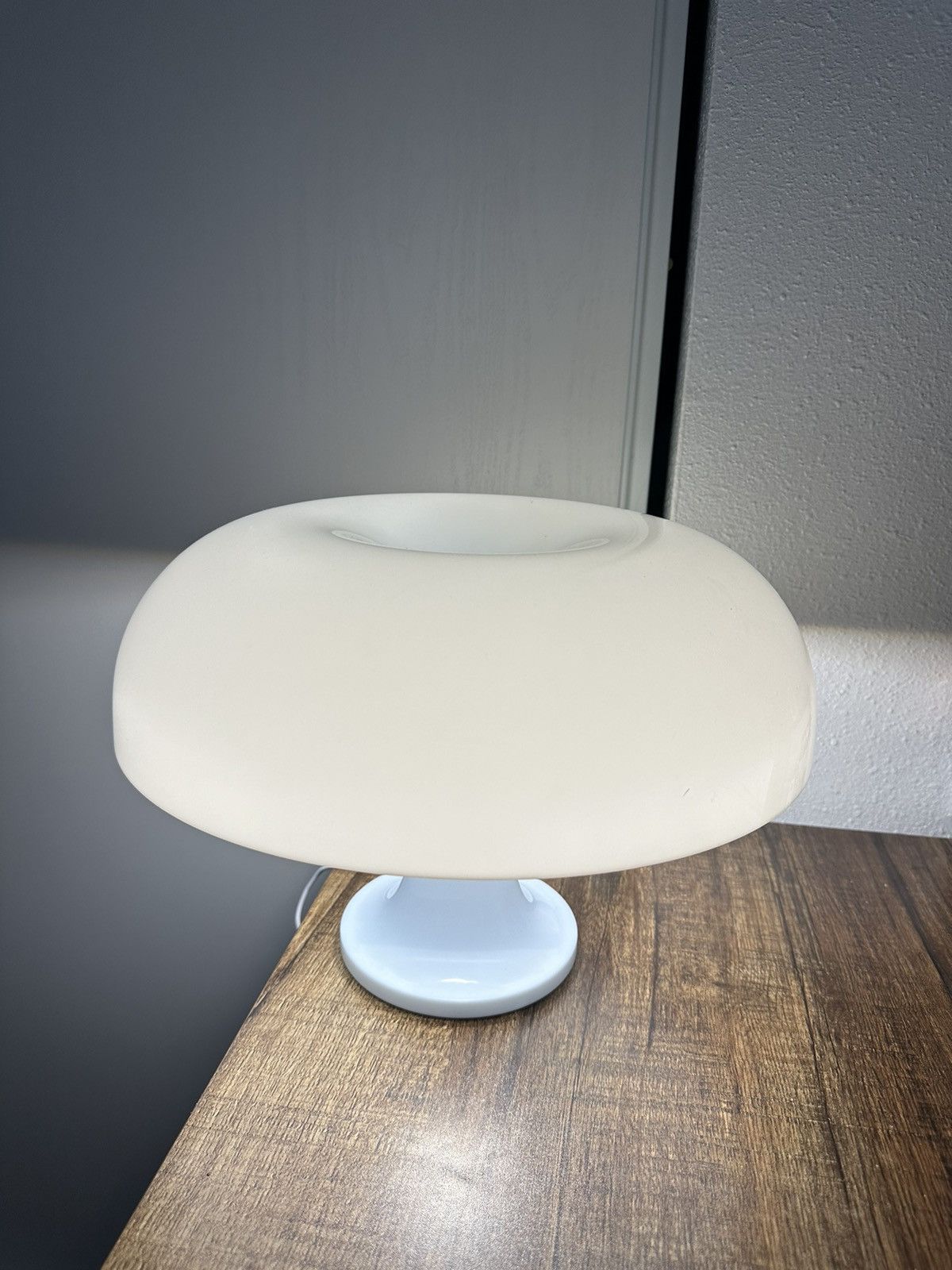 Vintage white mushroom lamp Size ONE SIZE - 1 Thumbnail
