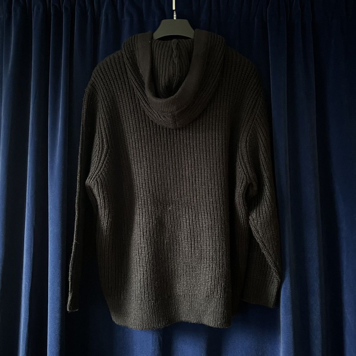 Zara Zara Men’s Black Knit Hoodie Size US S / EU 44-46 / 1 - 2 Thumbnail