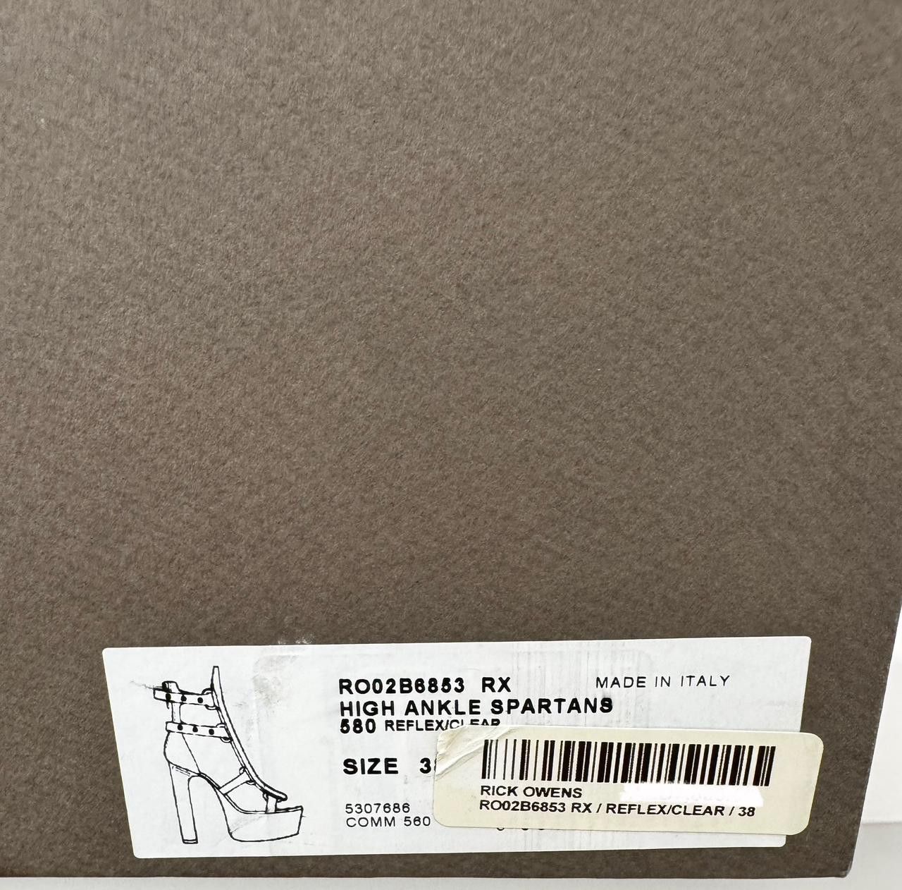 Rick Owens HIGH ANKLE SPARTAN Size US 8 / IT 38 - 8 Thumbnail