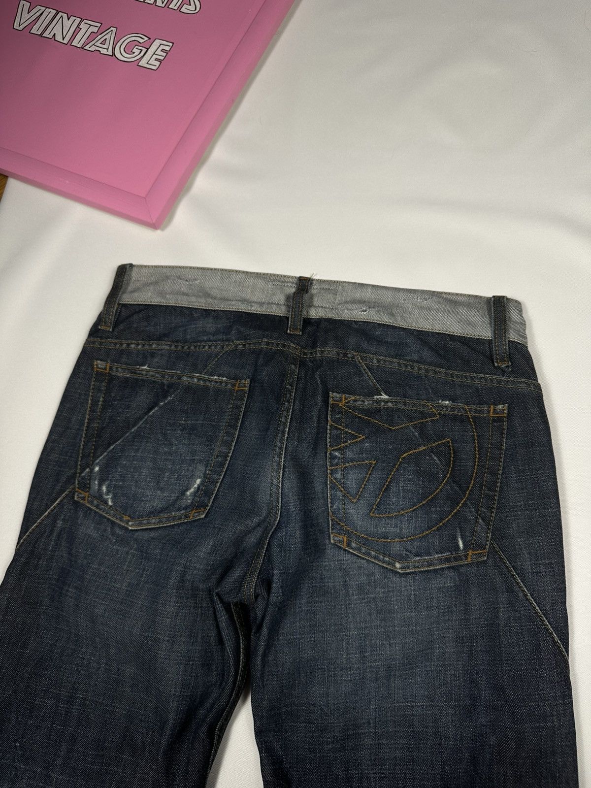 Moschino Moschino Denims Jeans Pants Denim Vintage Logo Distressed Size US 34 / EU 50 - 23 Thumbnail