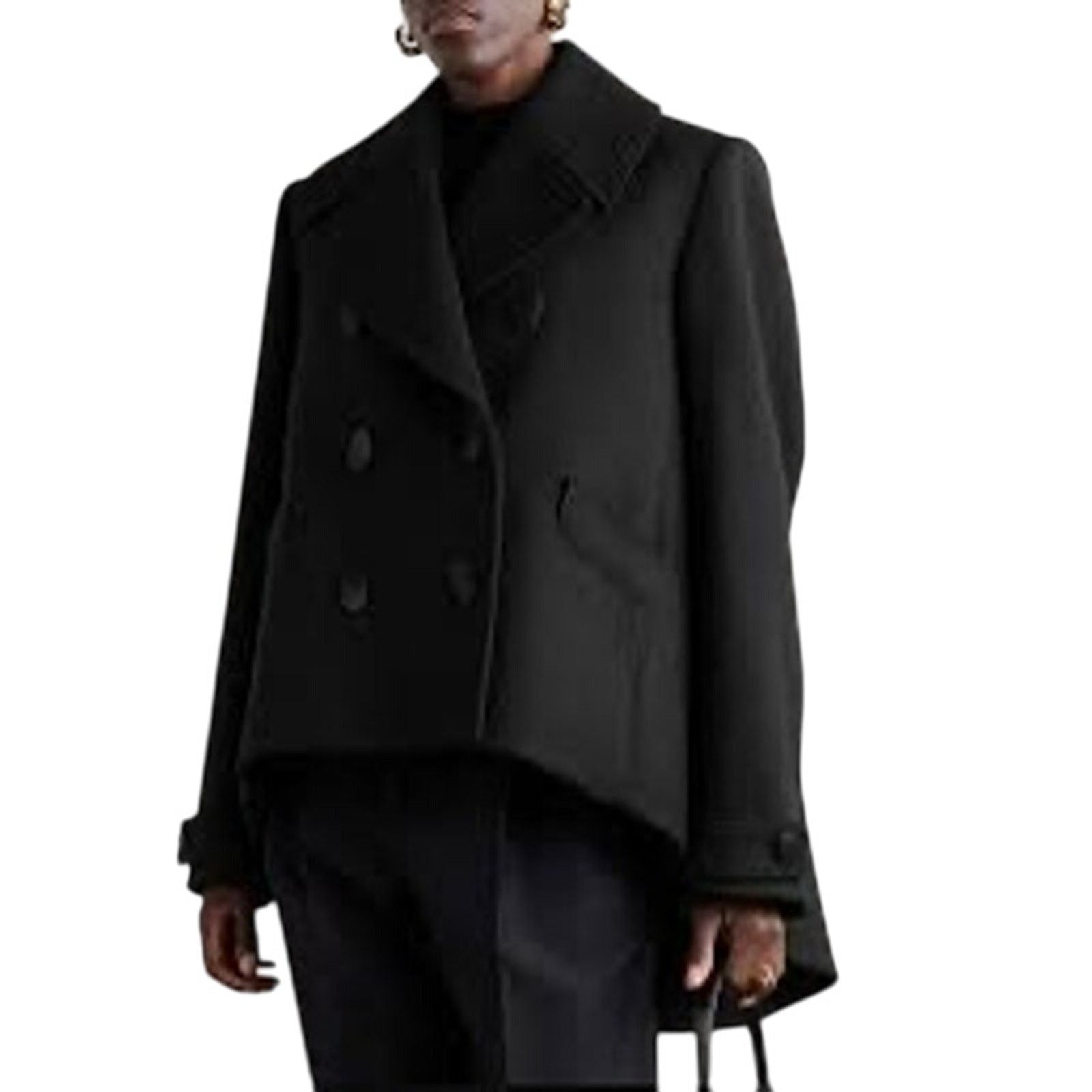 Givenchy Givenchy NWT Asymmetric Double Breasted Wool Coat Size 44 Size XL / US 12-14 / IT 48-50 - 10 Thumbnail