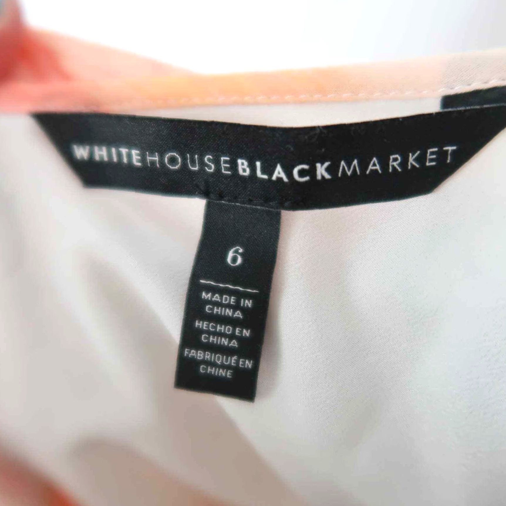 White House Black Market White House Black Market Dress Women 6 Orange Floral Watercolor Sundress Spaghetti Straps Cold Shoulder Spring Knee Length Party Cocktail Size M / US 6-8 / IT 42-44 - 6 Thumbnail