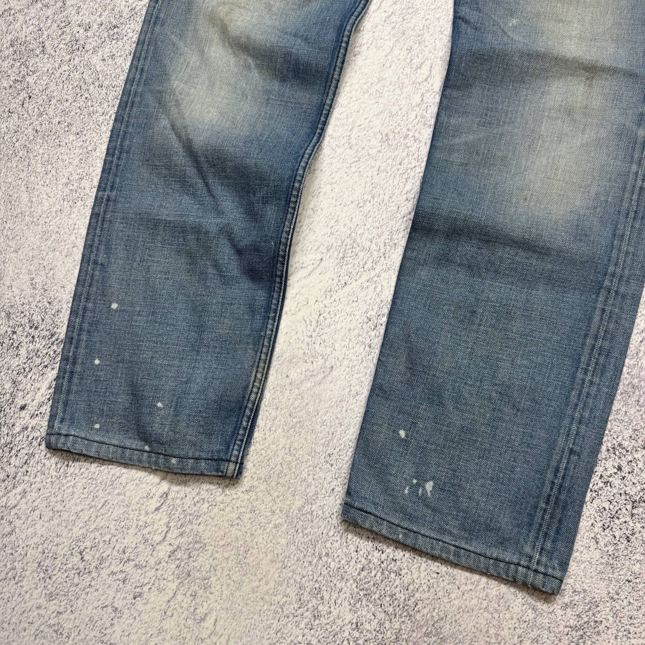 Diesel Diesel Industry Baggy Faded Big Logo Denim Jeans Mens 33 Size US 33 - 11 Thumbnail