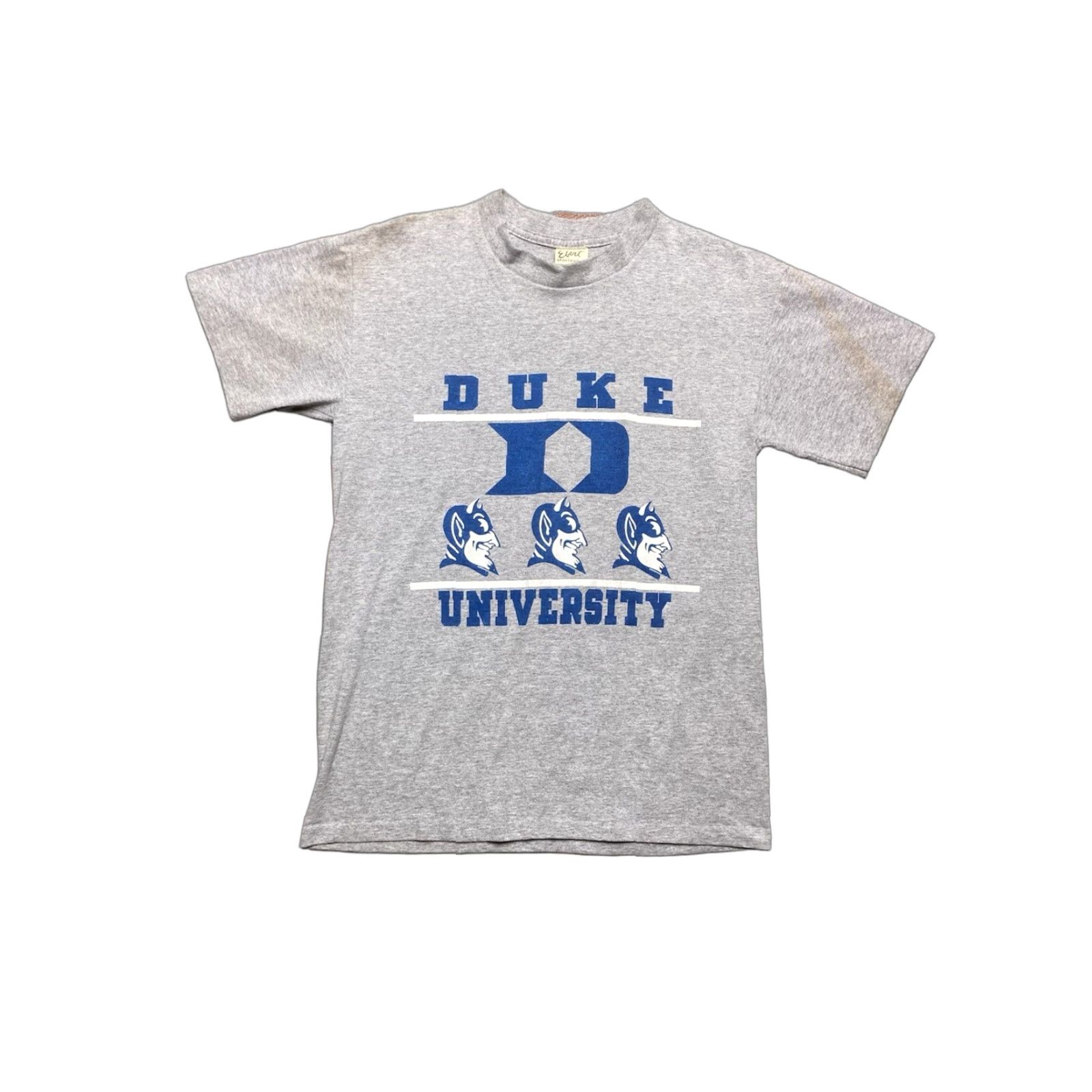 Vintage VINTAGE Duke Duke University blue devils College NCAA Small T-Shirt Mens Blue 80s 90s Graphic Shirt Size US S / EU 44-46 / 1 - 1 Thumbnail