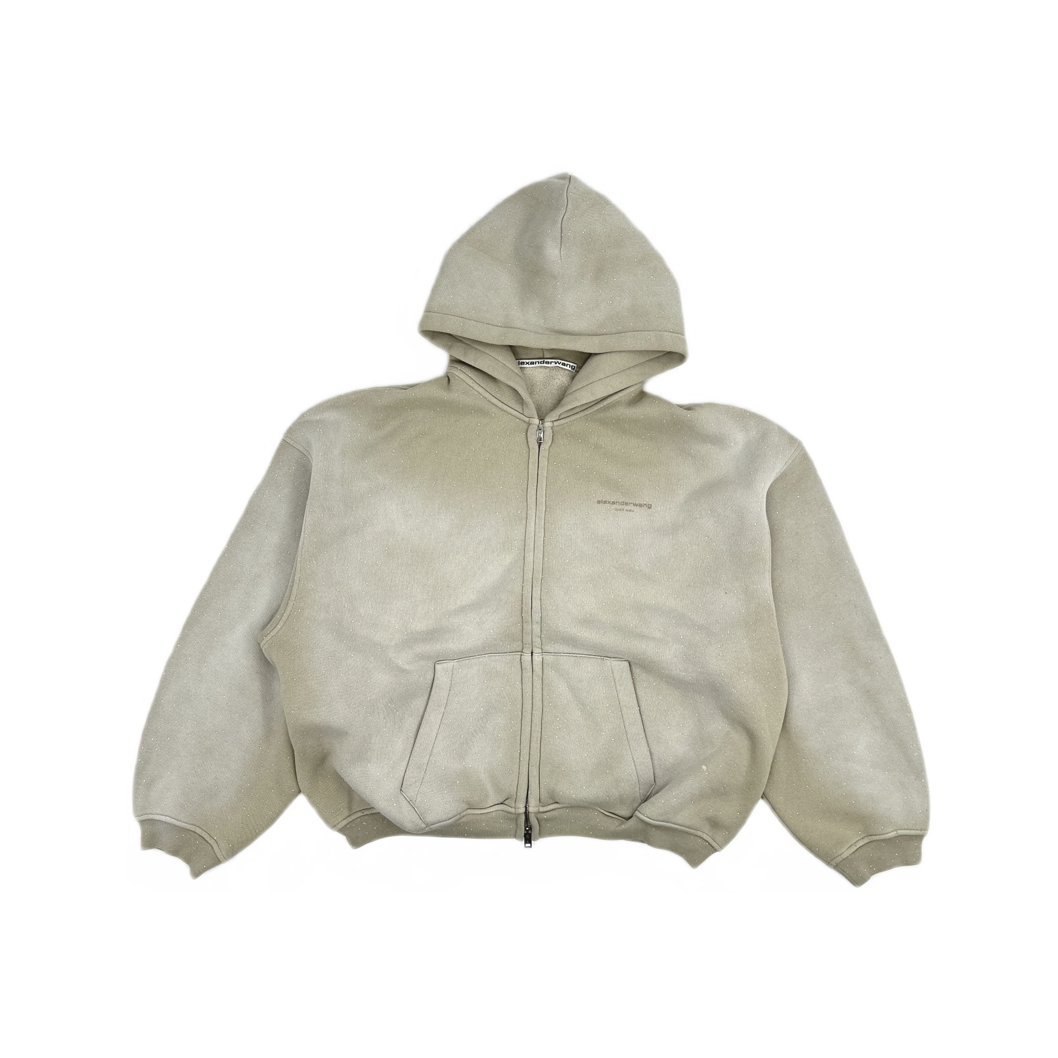 Alexander Wang Alexander Wang Crystal Zip Up Hoodie Size S Size US S / EU 44-46 / 1 - 1 Thumbnail