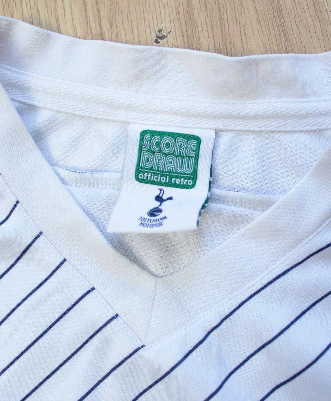 Vintage 🔥 Tottenham Hotspur 1986 1987 Retro Score Draw Jersey Shirt Size US L / EU 52-54 / 3 - 3 Thumbnail