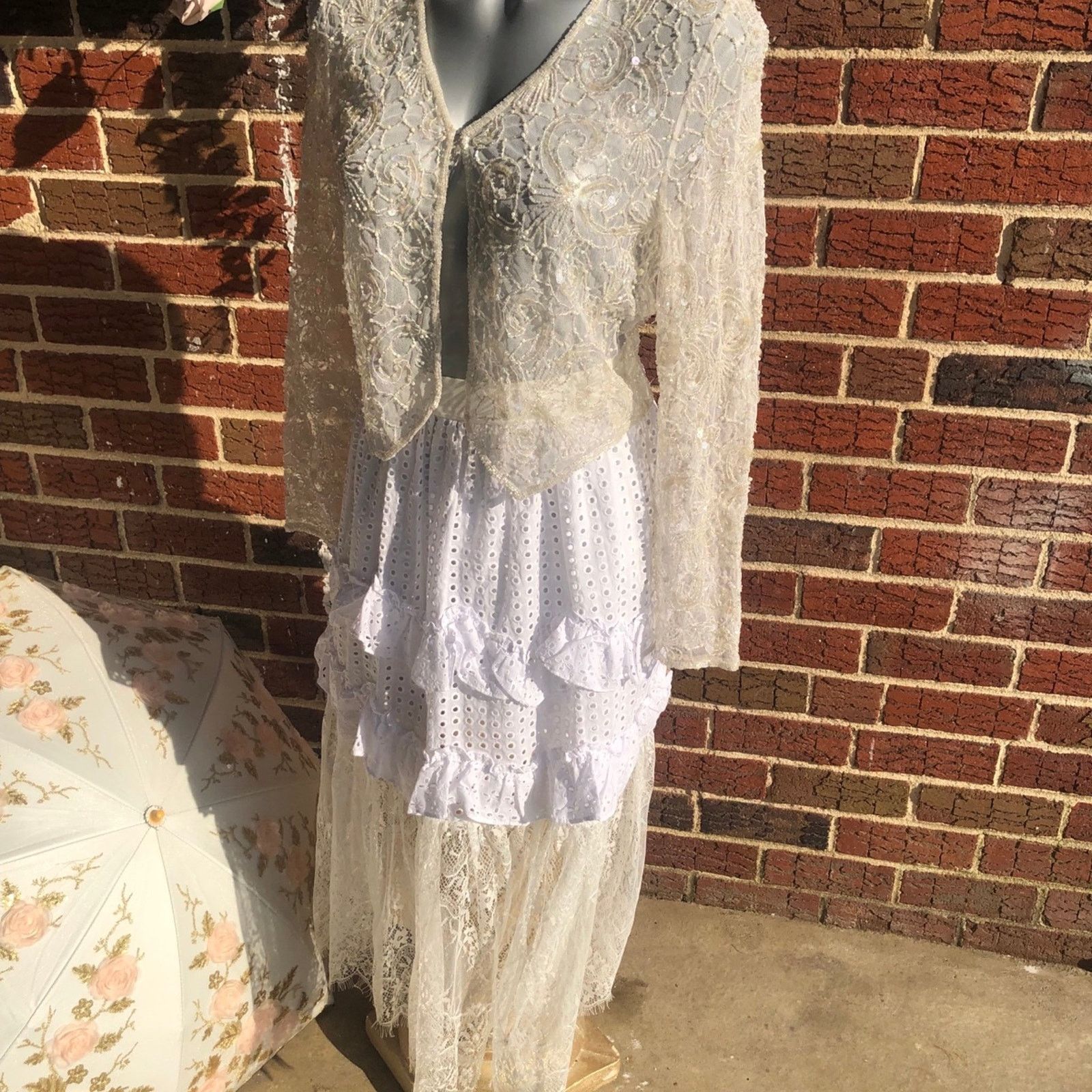 Other Beaded embroidered cardigan jacket Size M / US 6-8 / IT 42-44 - 8 Thumbnail