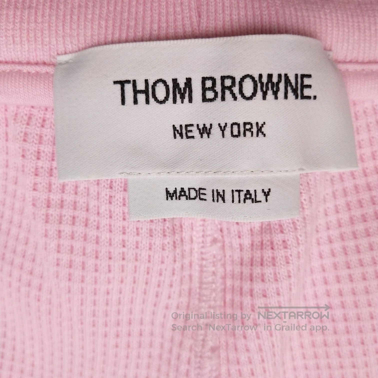 Thom Browne Thom Browne Pink Striped Cotton Sweatpants M. Size 39" - 3 Thumbnail
