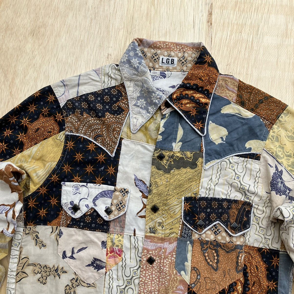 If Six Was Nine × Japanese Brand × Le Grande Bleu (L.G.B.) LGB MANIAC CORP BUTTON DOWN WESTERN LONG SLEEVE SHIRT Size US M / EU 48-50 / 2 - 3 Thumbnail