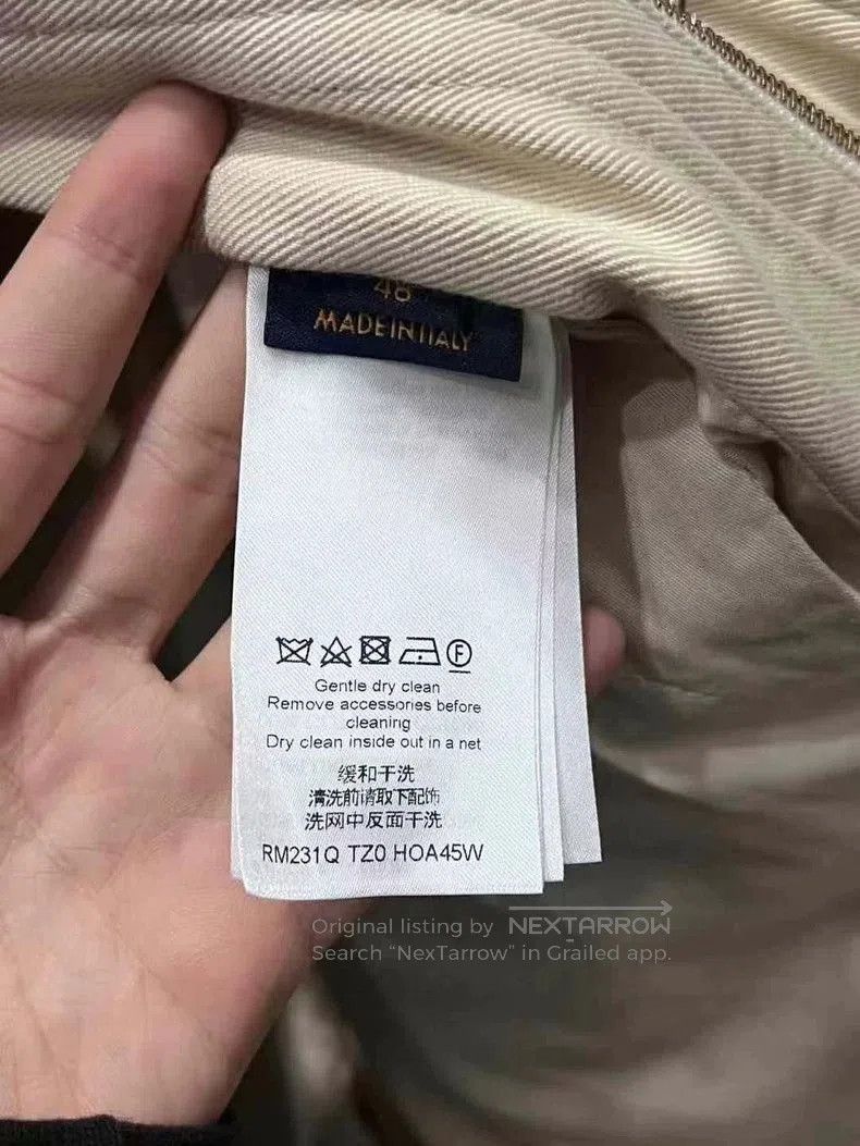 Louis Vuitton Louis Vuitton LV wood embossed Logo denim jacket. Size US L / EU 52-54 / 3 - 8 Thumbnail