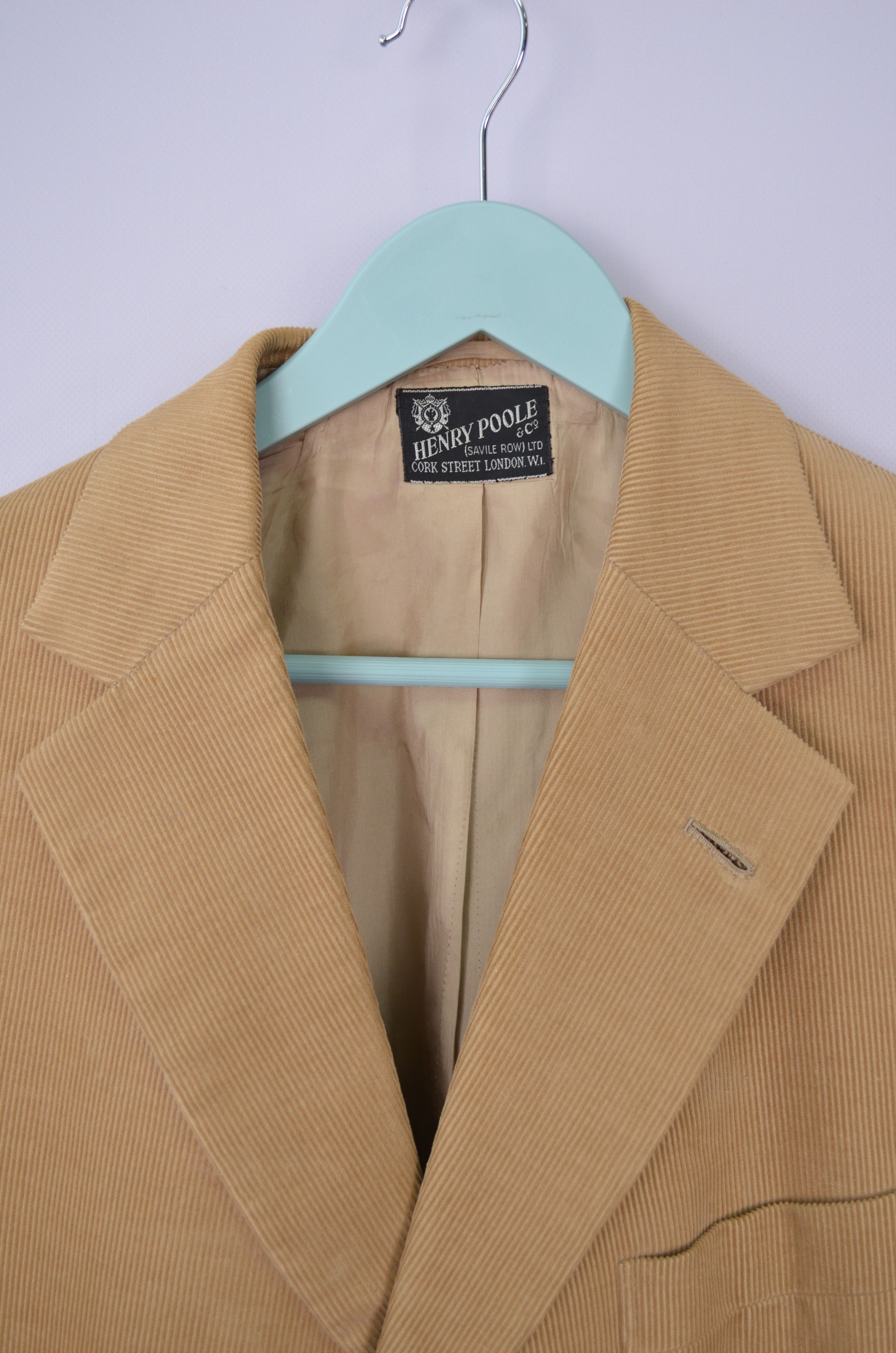 Henry Poole & Co Savile Row Corduroy 1976 Blazer Size ~42