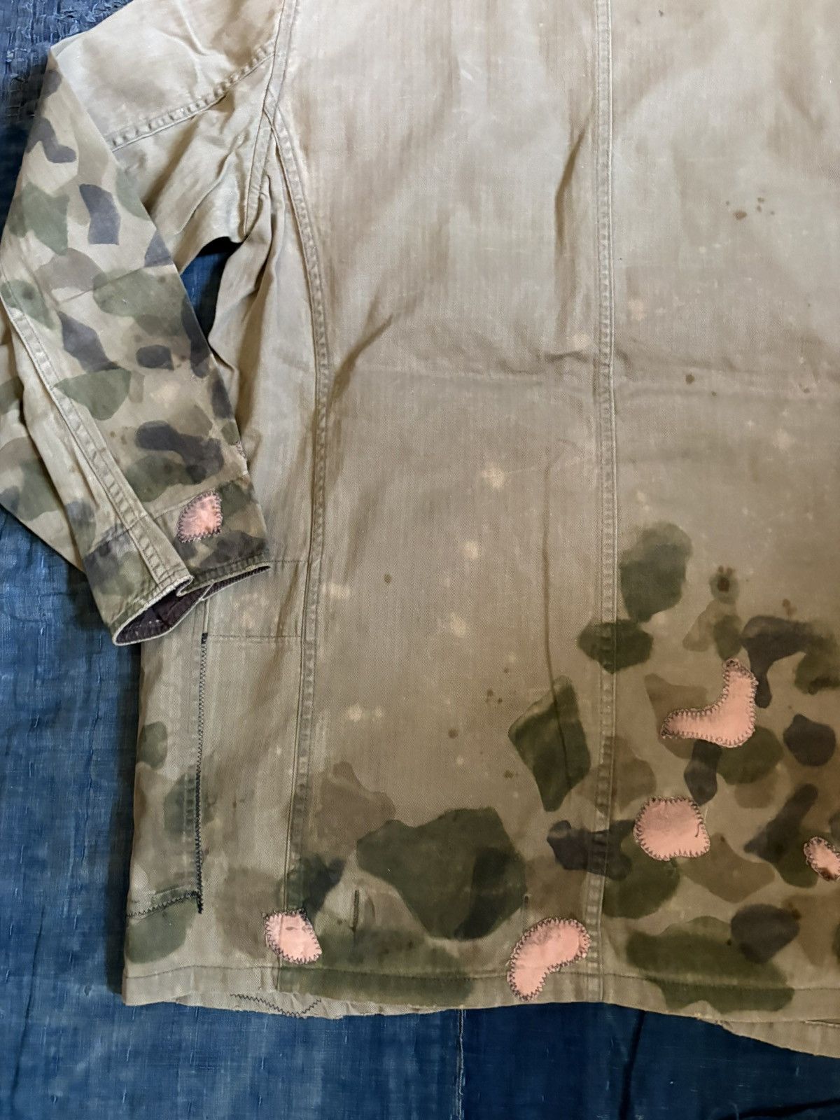 Kapital Kapital oiled cotton coverall camouflage patchwork Size US L / EU 52-54 / 3 - 11 Thumbnail