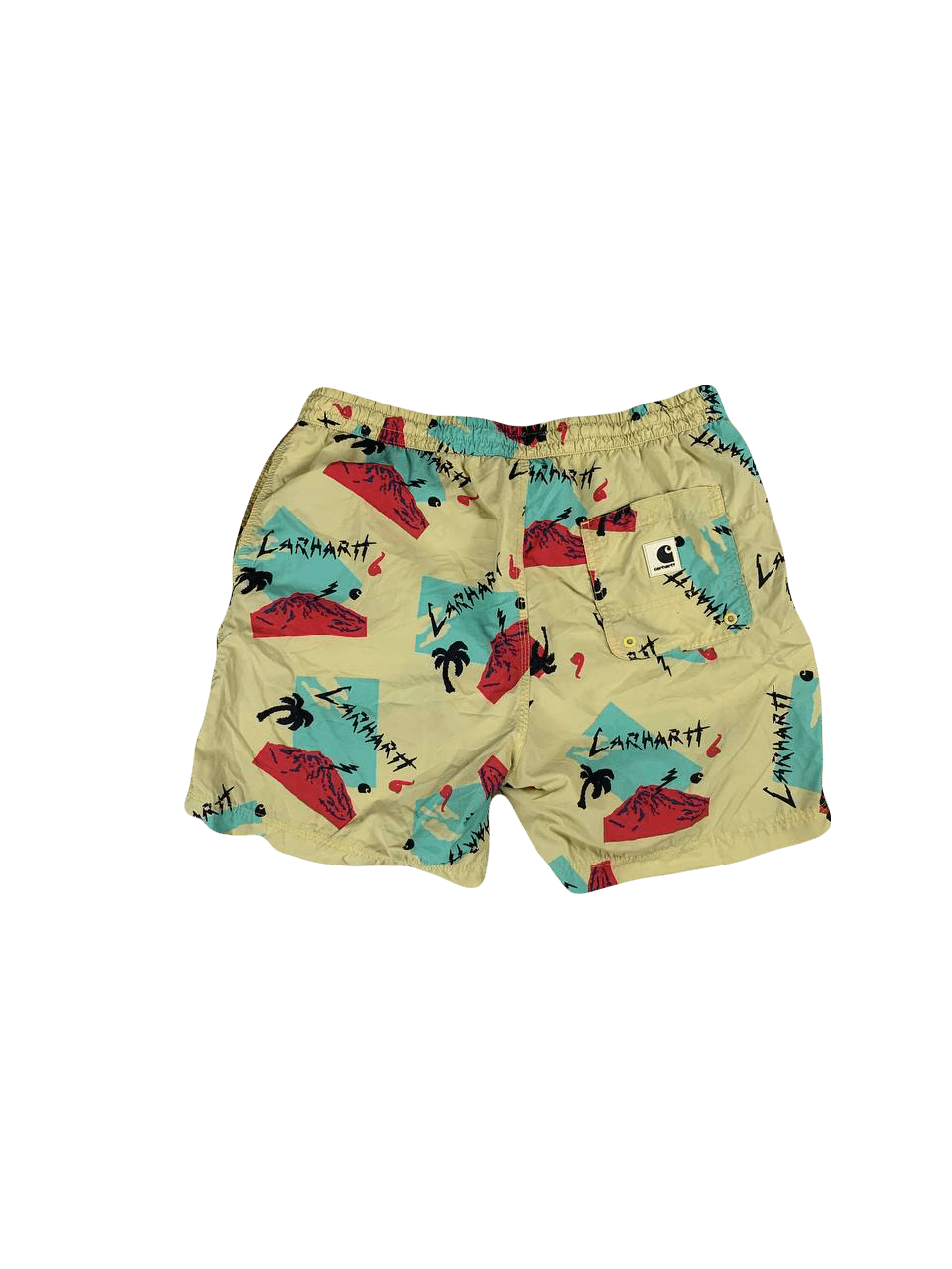 Carhartt × Japanese Brand × Vintage Vintage Carhartt Nylon shorts Monogram big logo Y2K Size US 34 / EU 50 - 1 Thumbnail