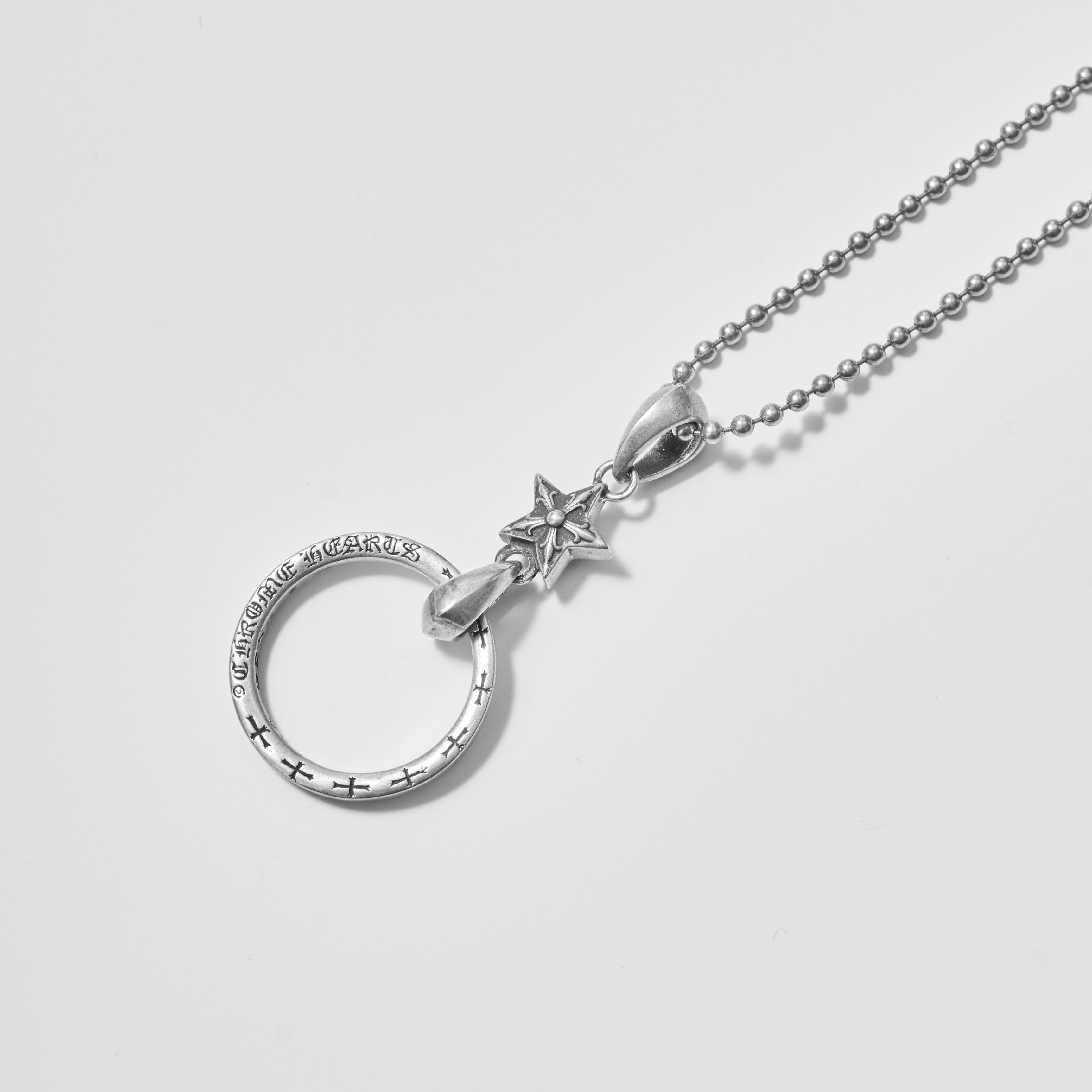Chrome Hearts CHROME HEARTS Ball Chain Necklace Silver Star Size ONE SIZE - 3 Thumbnail