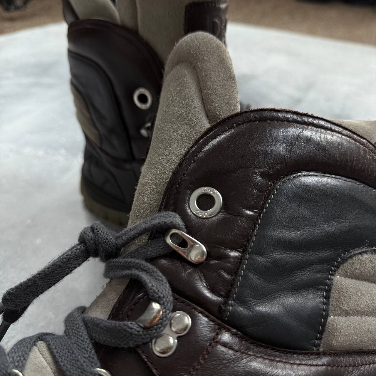 Dolce & Gabbana Dolce & Gabbana DG RTW F/W 2010 Apres Ski Boots Gray/ Brown Size US 10 / EU 43 - 7 Thumbnail