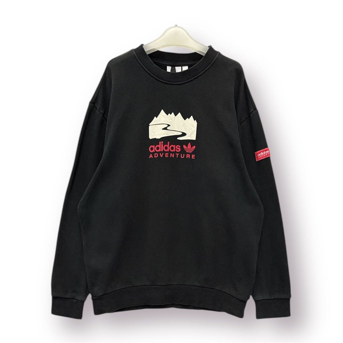 Adidas 🔥 Adidas Adventure Trefoil Roundneck Sweatshirt - 2XL Size US L / EU 52-54 / 3 - 1 Thumbnail