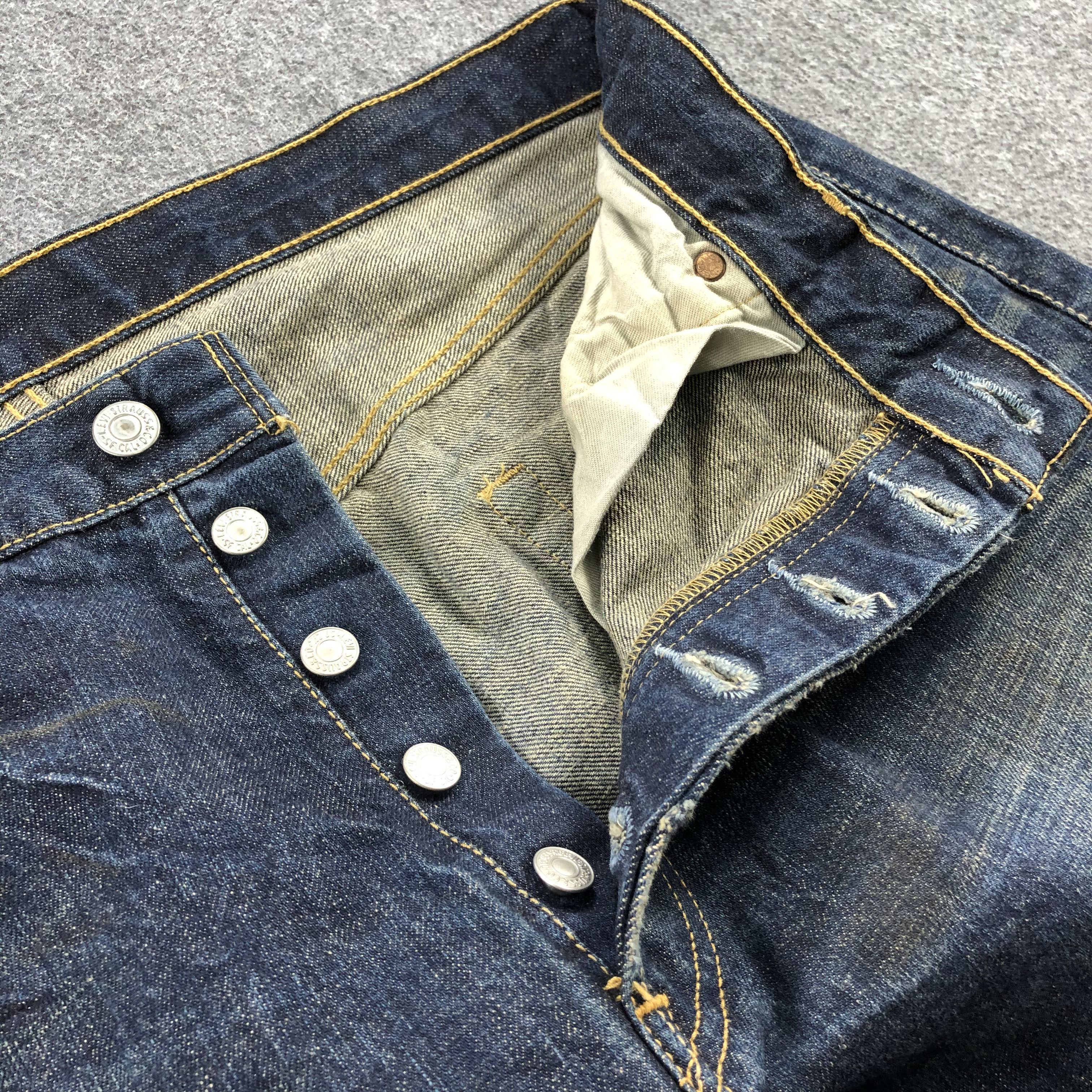 Levi's Vintage Levi's 501 Jeans Dirty Wash Ripped Denim KJ369 Size US 36 / EU 52 - 8 Thumbnail