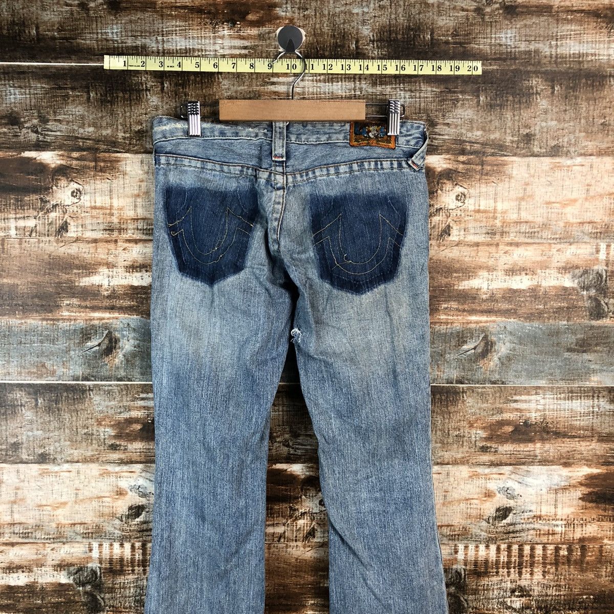 True Religion DLL True Religion Blue Distressed ripped Denim Pants #A2143 Size 26" / US 2 / IT 38 - 15 Thumbnail