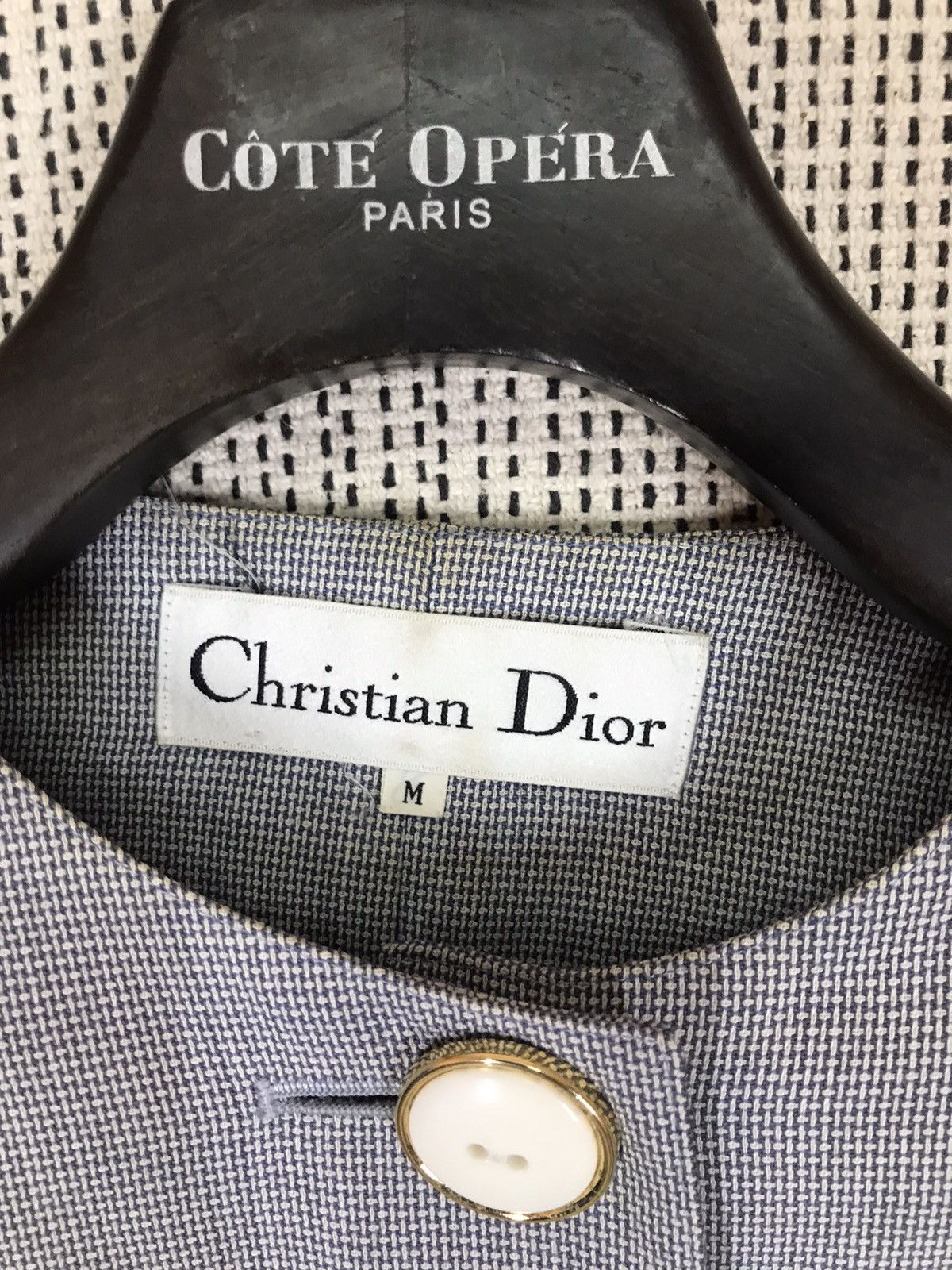 Christian Dior Monsieur × Vintage ‼️VINTAGE CHRISTIAN DIOR BLAZER BIG BUTTON NICE DESIGN‼️ Size M / US 6-8 / IT 42-44 - 2 Thumbnail