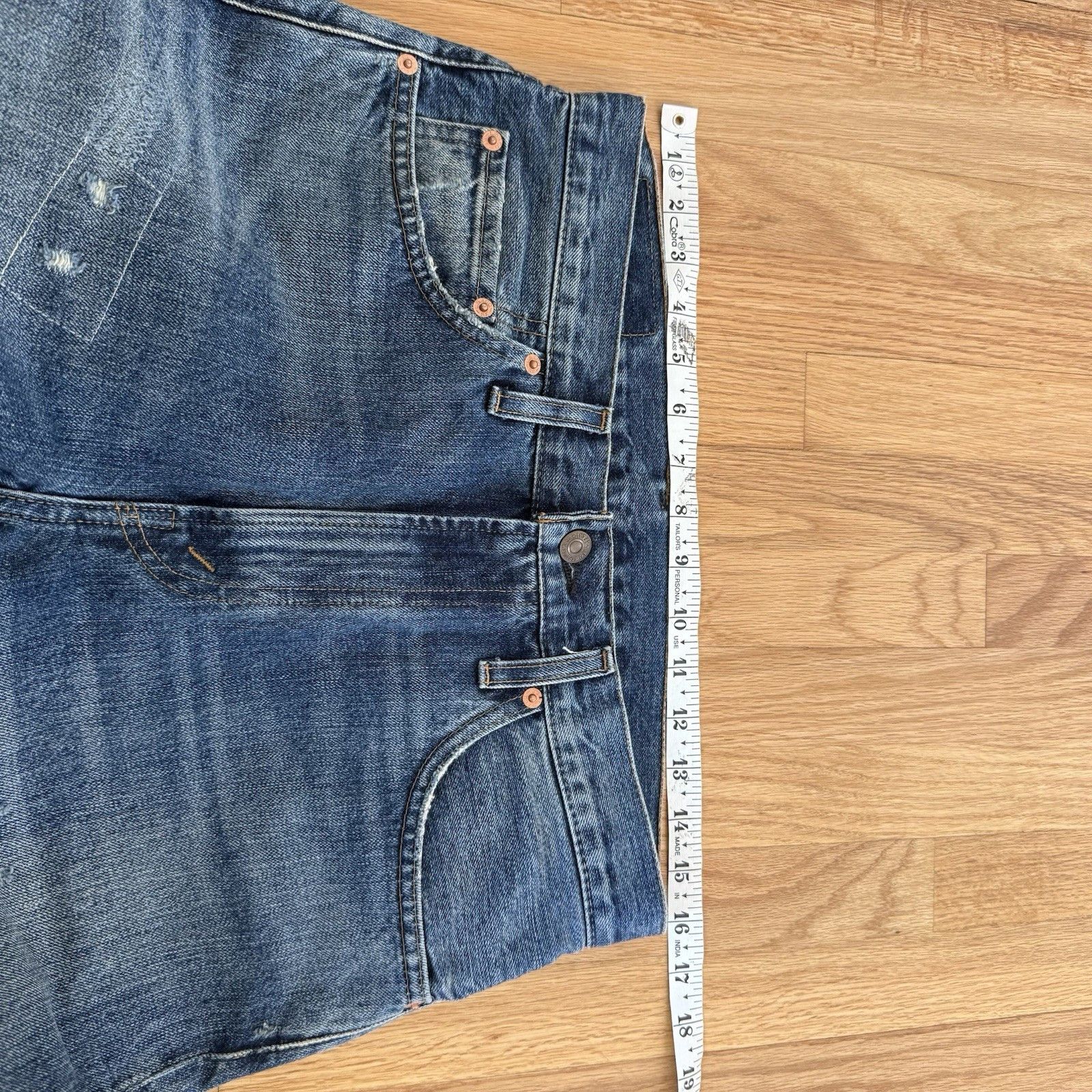 Levi's Vintage Clothing Levi's Vintage Clothing LVC 505 1967 Repaired Selvedge Denim Size US 32 / EU 48 - 6 Thumbnail