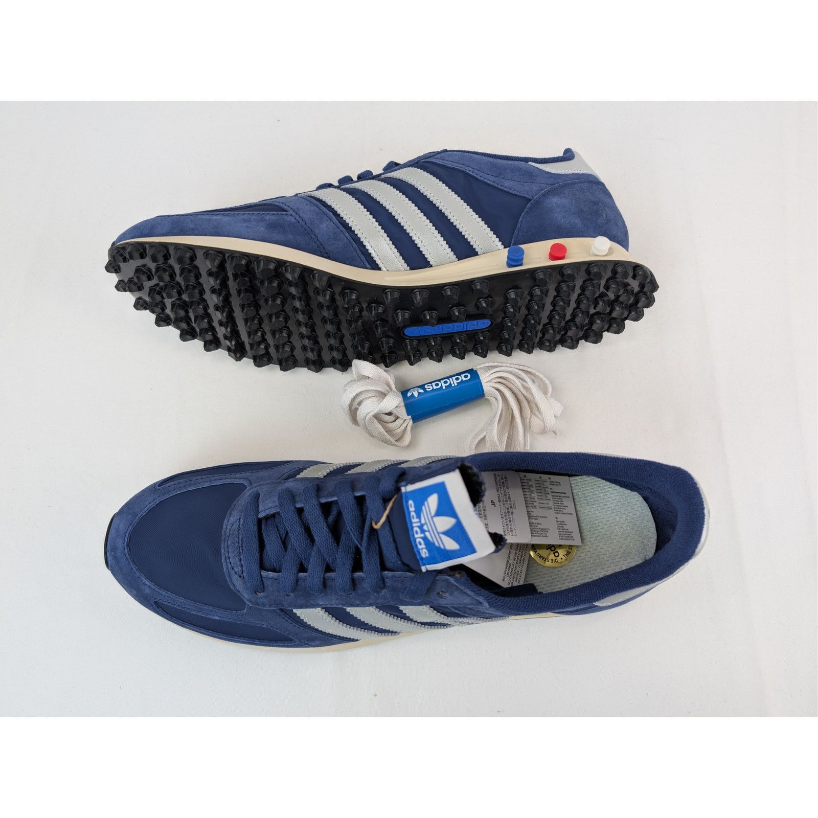 Adidas o1rshd1 LA Trainer OG Sneakers Dark Blue / Silver Metallic Size US 12.5 / EU 45-46 - 1 Thumbnail