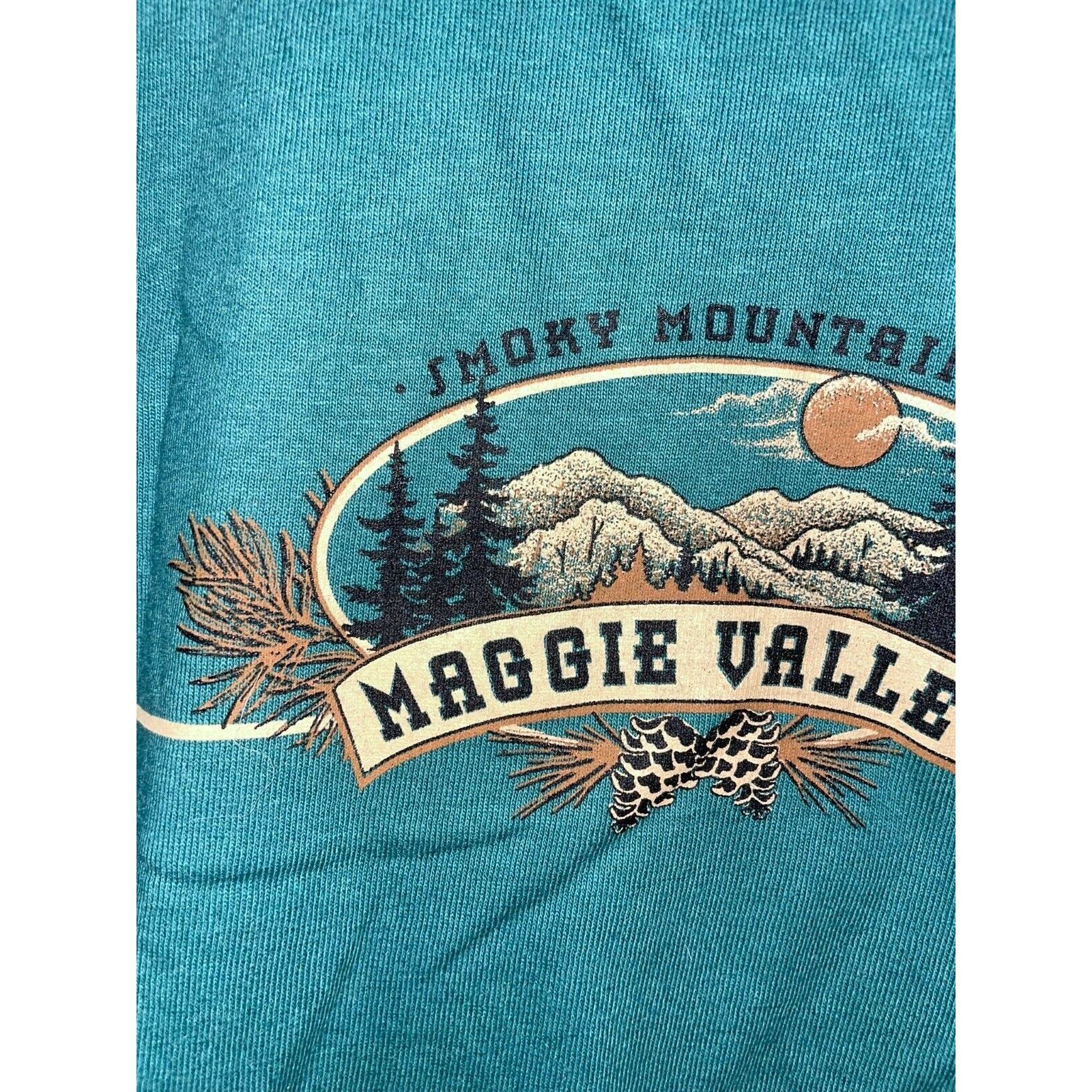 Anvil Vintage Maggie Valley Shirt Smoky Mountains Tee VTG 90s M Size US M / EU 48-50 / 2 - 3 Thumbnail