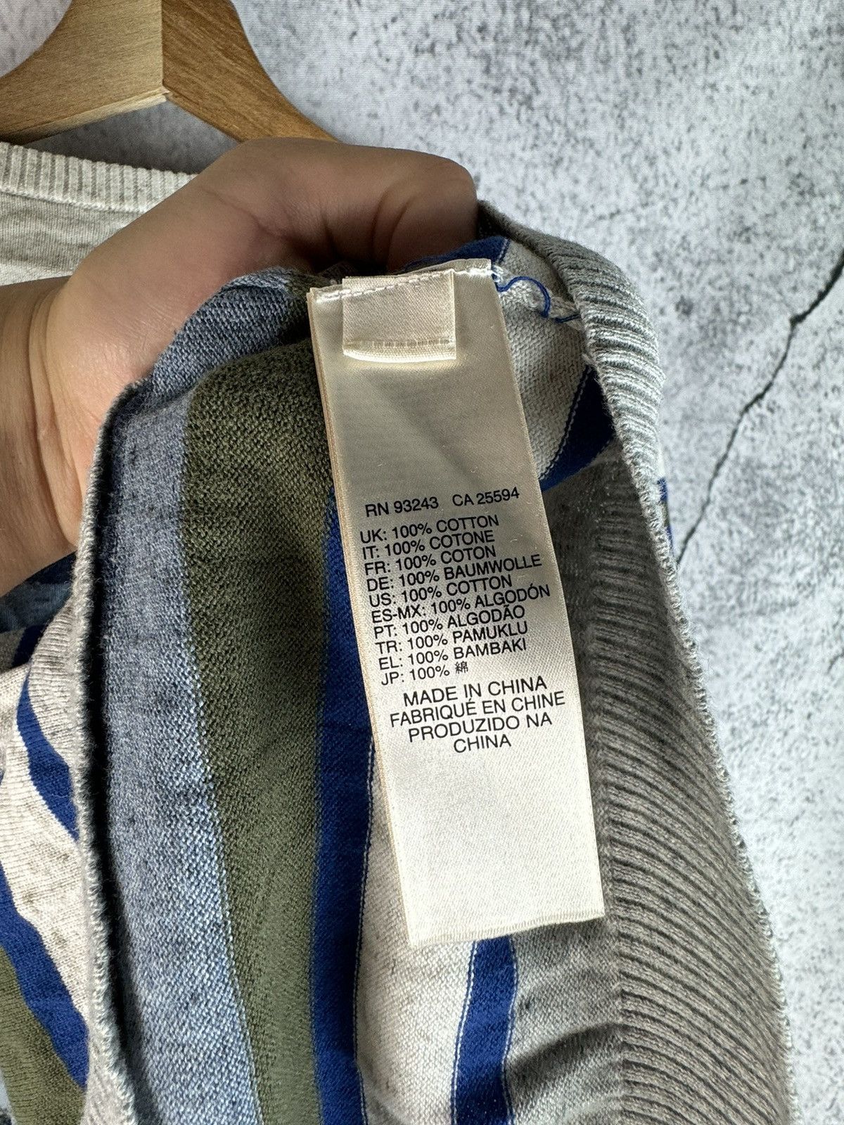 Diesel RARE Diesel Stripe Colors Sweater Archival Avant Garde Size US L / EU 52-54 / 3 - 4 Thumbnail