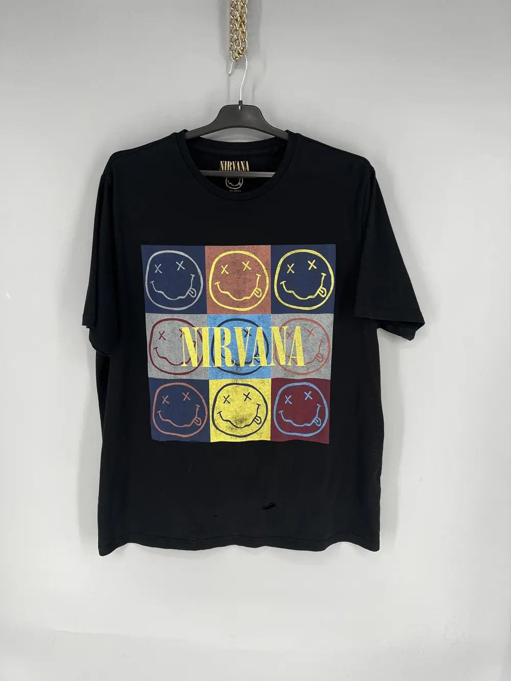 Band Tees × Vintage Nirvana Vintage Tee Men's Size L Black Short Sleeve Size US XXL / EU 58 / 5 - 1 Thumbnail