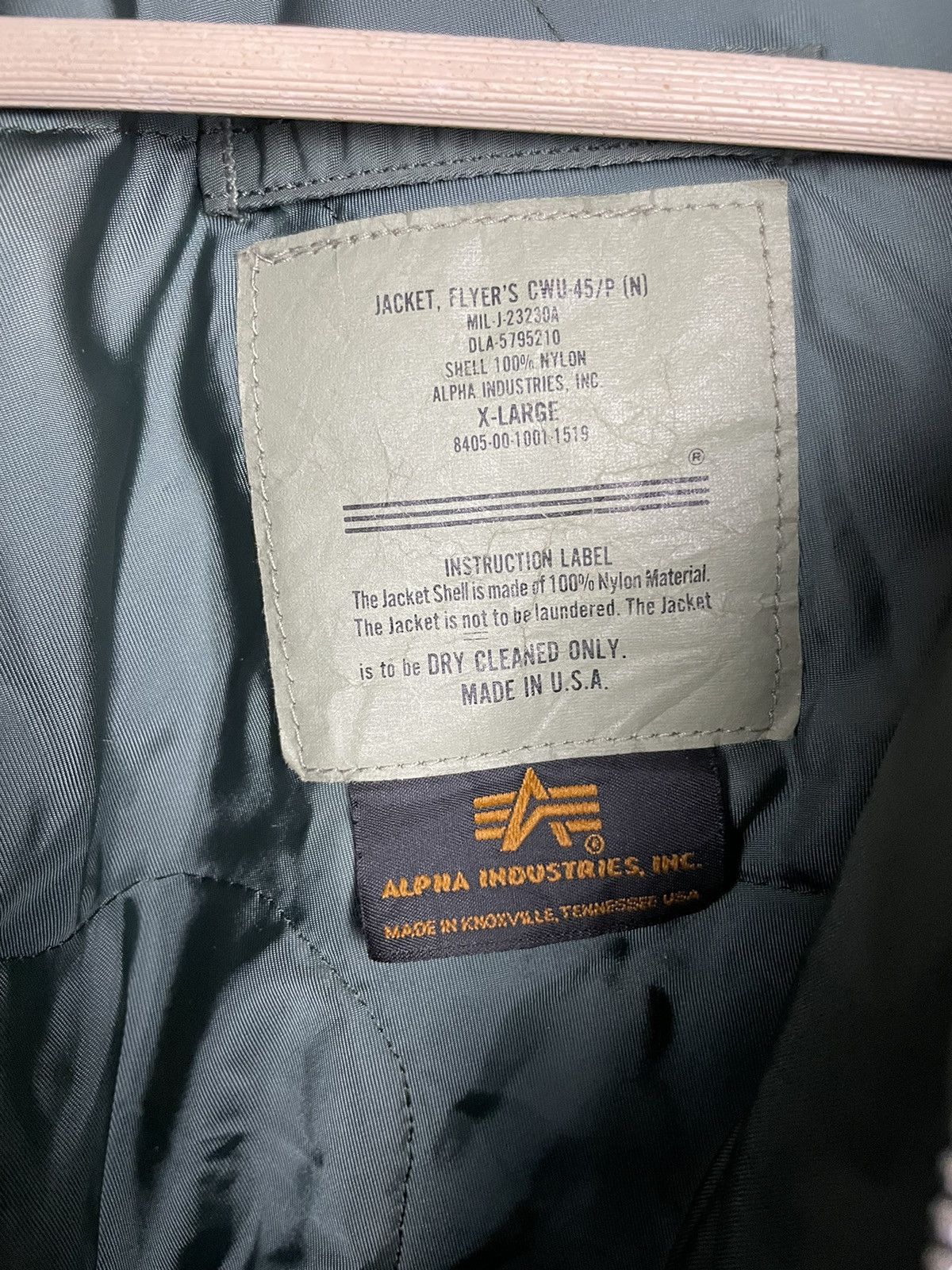 Alpha Industries × Vintage 🪖Vintage Alpha Industries Bomber Jacket Size US XL / EU 56 / 4 - 9 Thumbnail