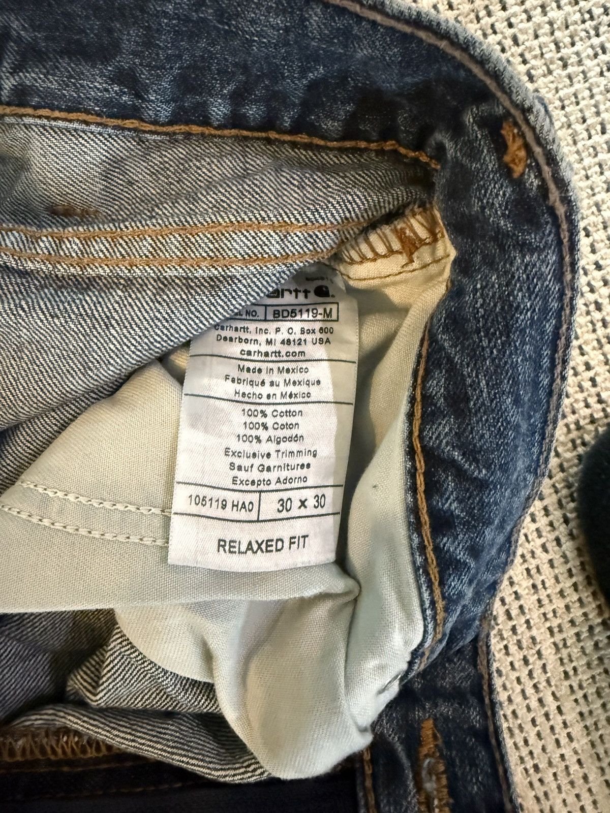 Carhartt Carhartt Jeans Size US 30 / EU 46 - 3 Thumbnail