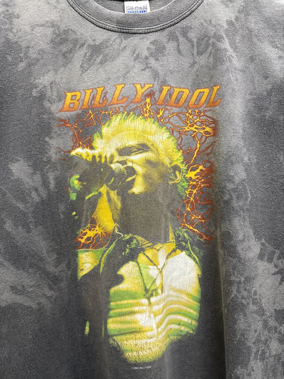 Band Tees Vintage Sun Faded Billy Idol 2003 Tour Band Tees Size US XL / EU 56 / 4 - 3 Thumbnail