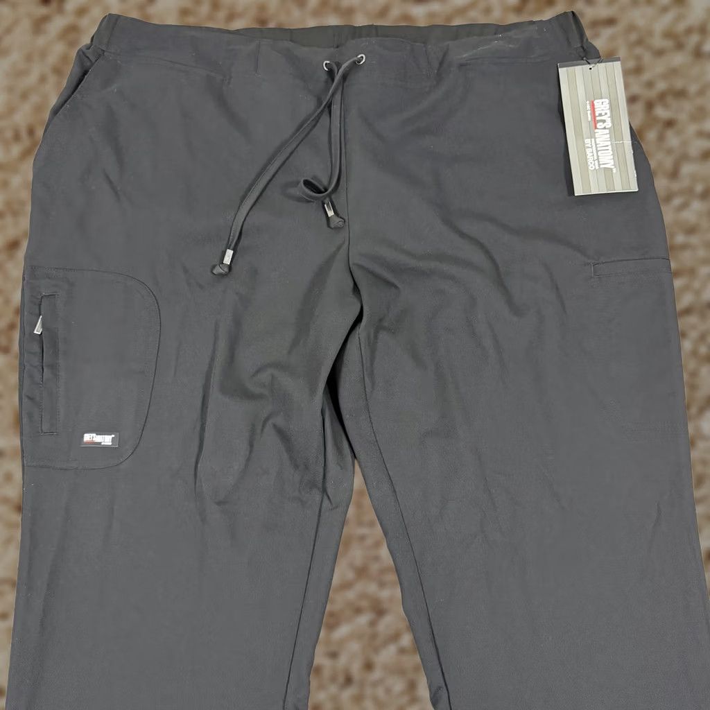 Vintage Grey's Anatomy Signature Scrub Pant Women's 3XL Black Pants 3XL Womens Grey's Anatomy Signature Scrub Pant Black Size 40" / US 18 - 1 Thumbnail