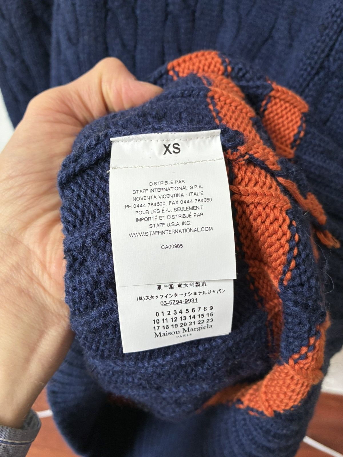 Maison Margiela MARGIELA AW17 Oversized Cable Knit Sweater Vest Size US L / EU 52-54 / 3 - 20 Thumbnail