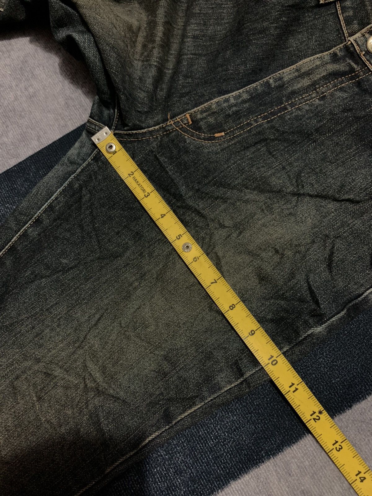 Vintage Y2K EDWIN BOOT CUT DENIM PANTS Size US 27 - 12 Thumbnail