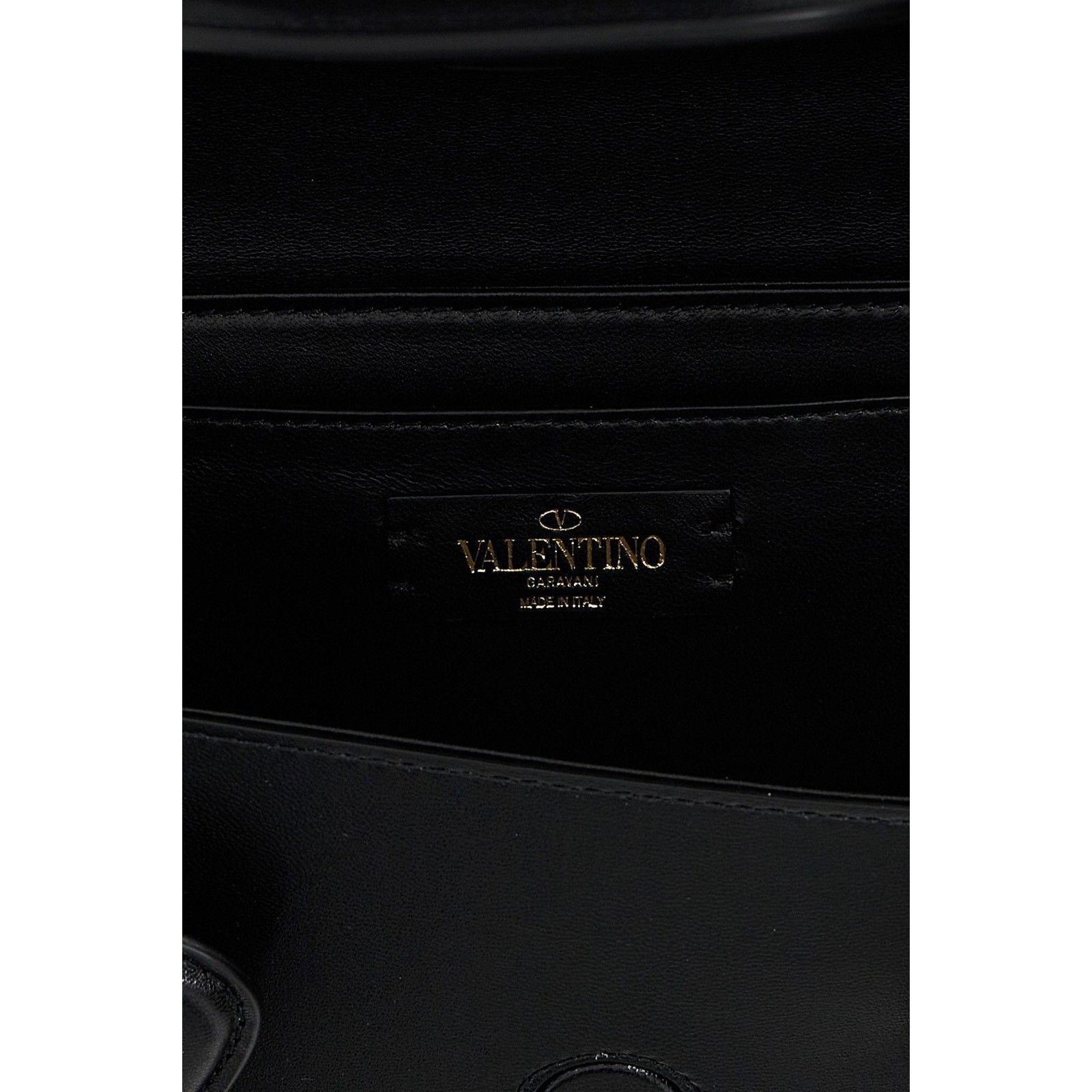 Valentino VALENTINO GARAVANI Le Grand Deuxieme Black Leather Shoulder Size ONE SIZE - 4 Thumbnail