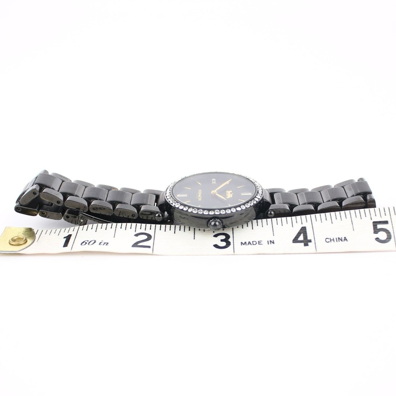 Coach Coach Park Crystal Accent Black Dial Watch Size ONE SIZE - 5 Thumbnail