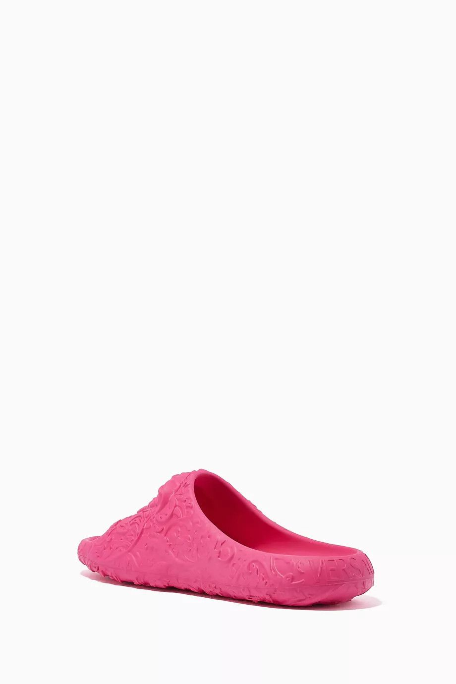 Versace o1y0226 Rubber Slippers in Fuchsia Size US 5 / IT 35 - 3 Thumbnail