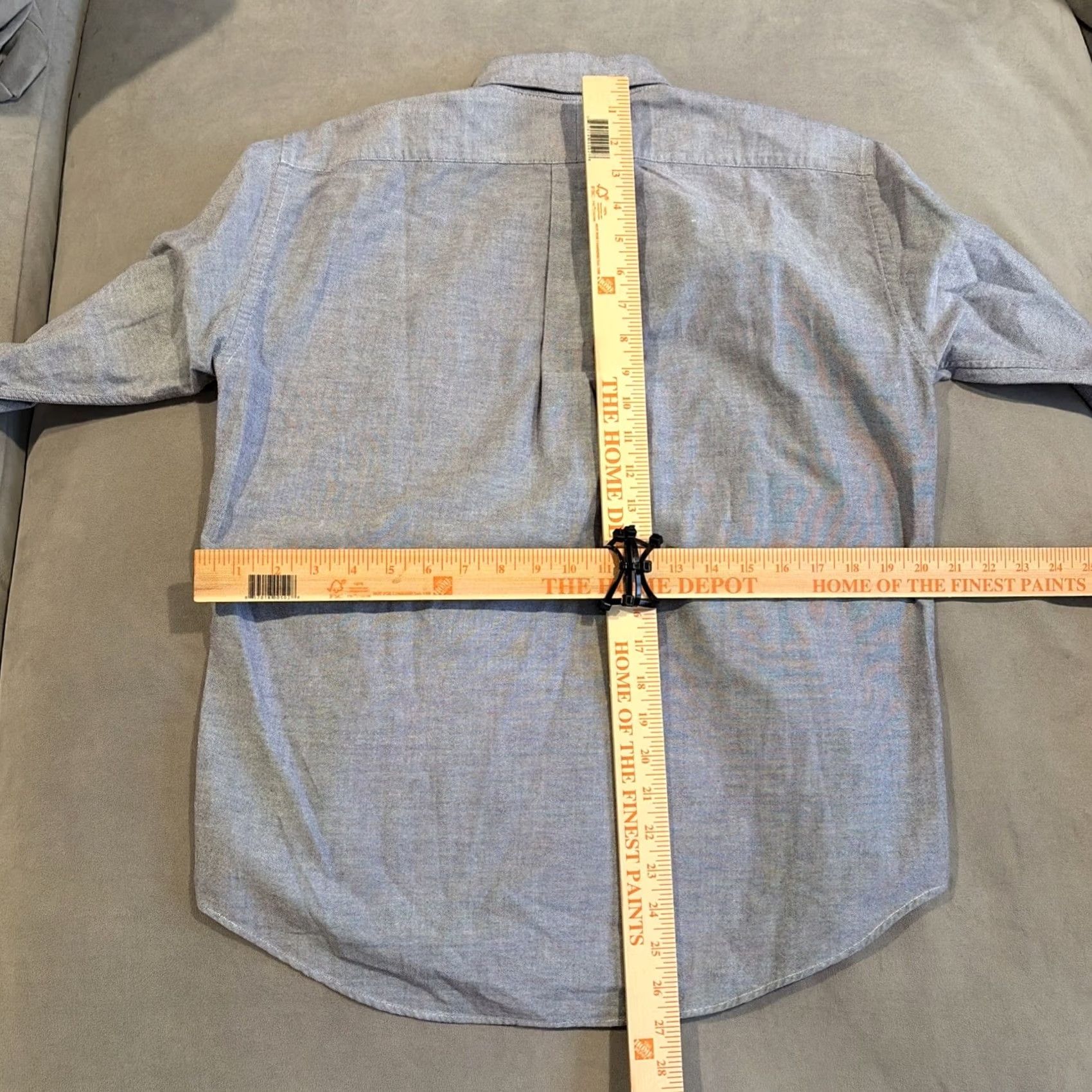 Ralph Lauren VINTAGE RALPH Lauren Blue Label Button-Down Shirt MADE HONG KONG Size 2 Woman Blue Label Button-Up Shirt Casual 100% Cotton Long Sleeve Size XXL / US 16-18 / IT 52-54 - 7 Thumbnail