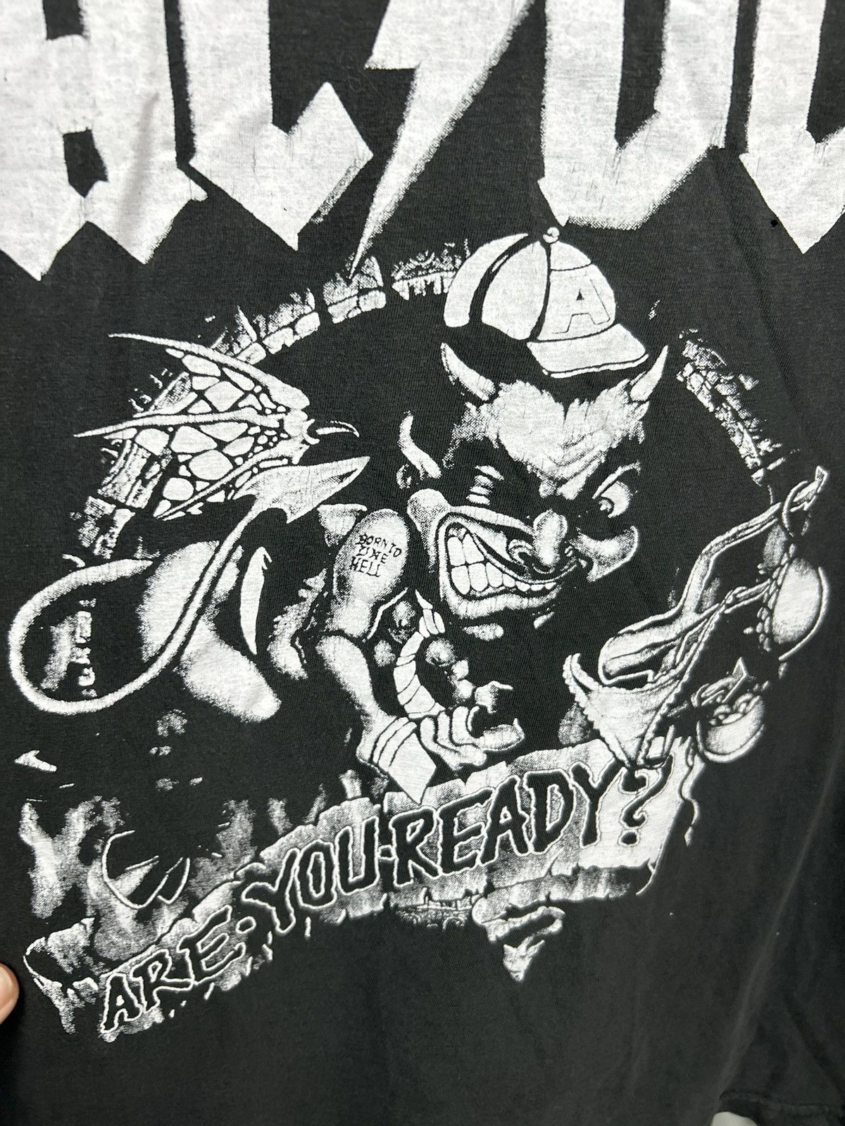 Band Tees × Vintage Vintage Ac Dc Are You Ready T shirt Size US S / EU 44-46 / 1 - 21 Thumbnail