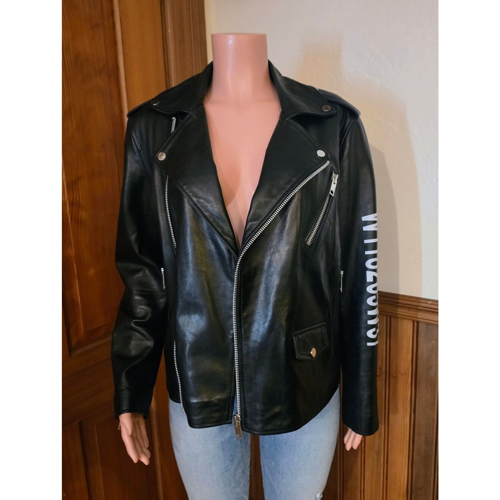 Leather NWOT Walter Baker New York Black Leather Candace Jacket L Size L / US 10 / IT 46 - 9 Thumbnail